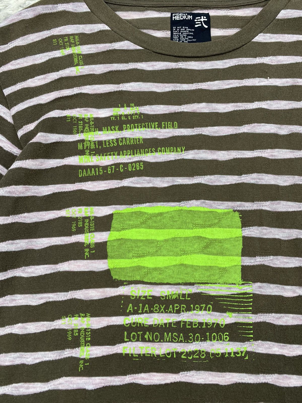 PPFM Vintage PPFM Striped 3 Quaters Shirt Size US M / EU 48-50 / 2 - 2 Thumbnail