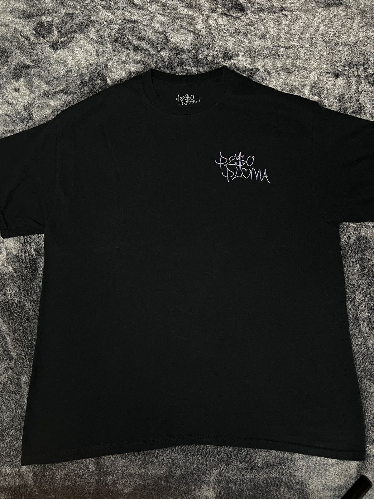 Peso Pluma Génesis Tour Spider Black Tee XL Official Merch