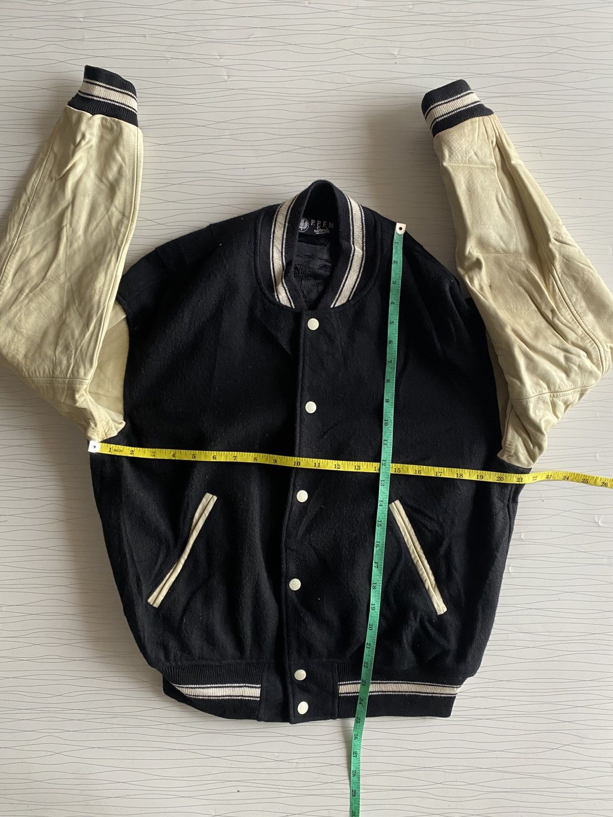 PPFM PPFM Varsity jacket Embroidery SpellOut Leather Size US M / EU 48-50 / 2 - 15 Thumbnail