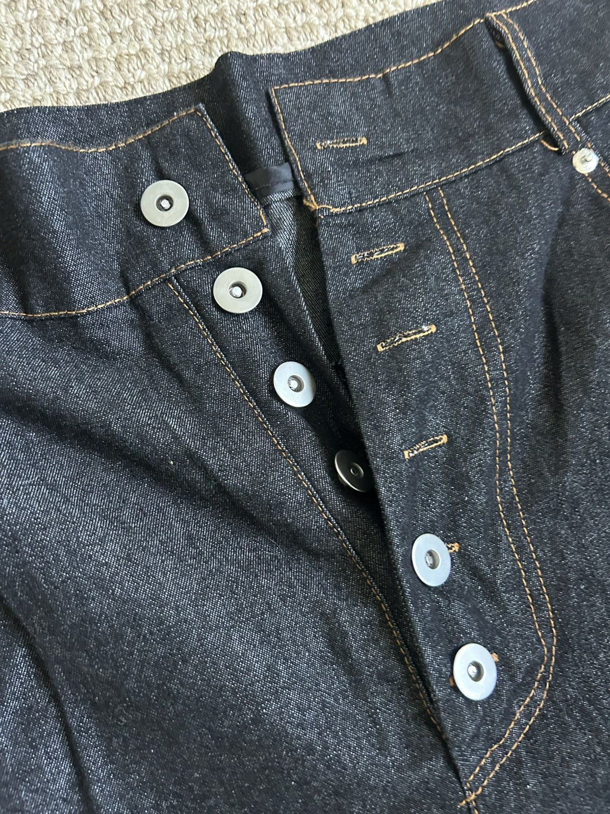 Japanese Brand Indigo blue denim Size US 32 / EU 48 - 4 Thumbnail
