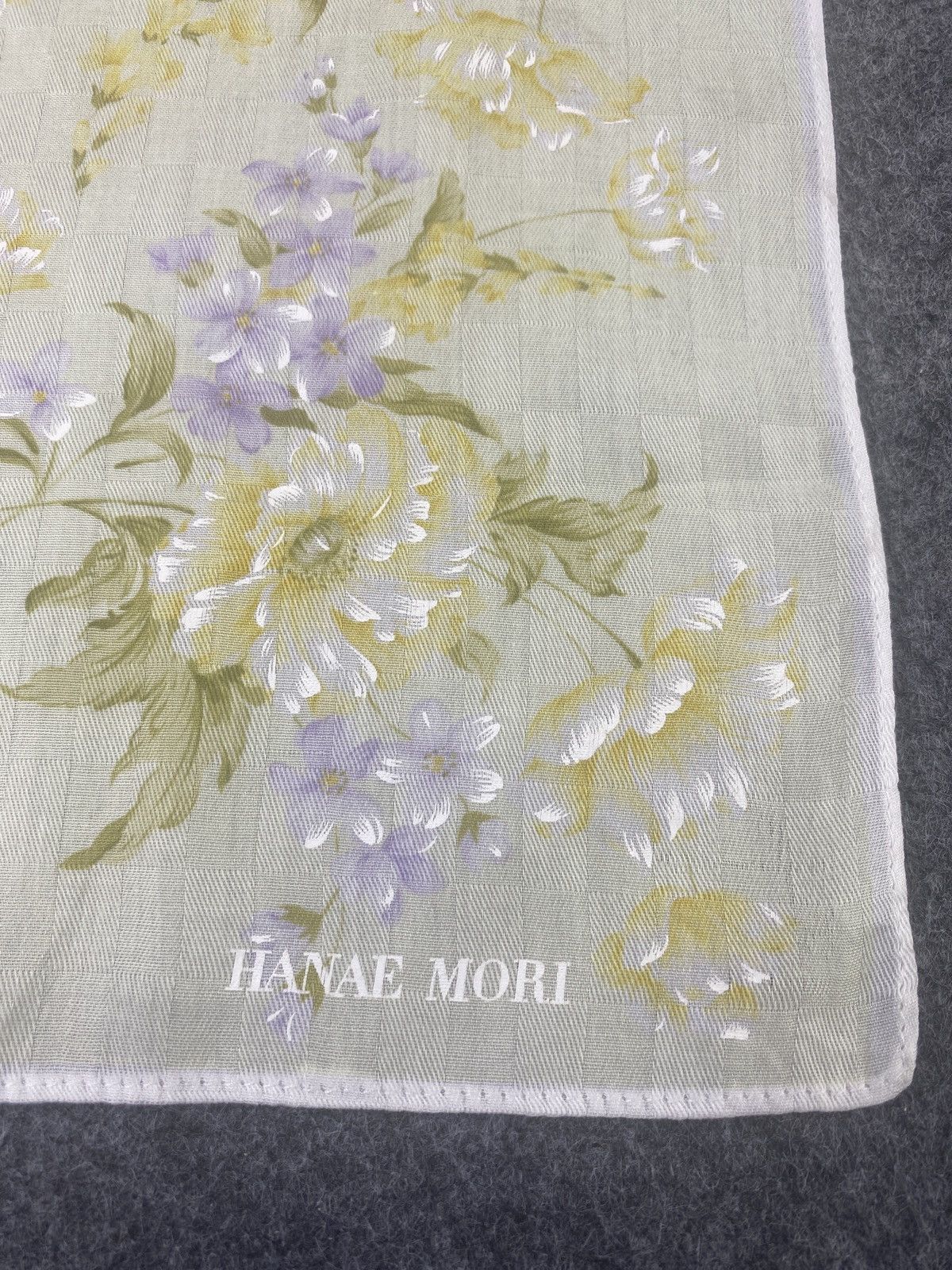 Hanae Mori × Vintage Hanae Mori Handkerchief / Bandana / Neckerchief-B040 Size ONE SIZE - 5 Thumbnail