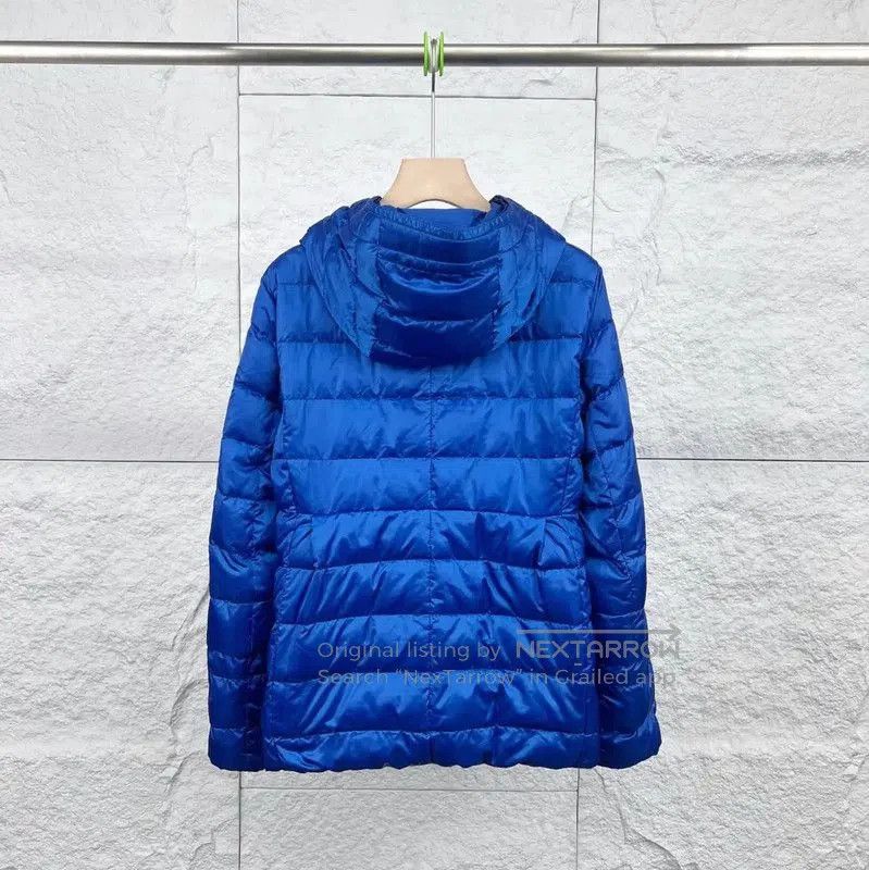 Max Mara MaxMara Women's Blue Down Jacket . Size XXS / US 00 / IT 34 - 4 Thumbnail