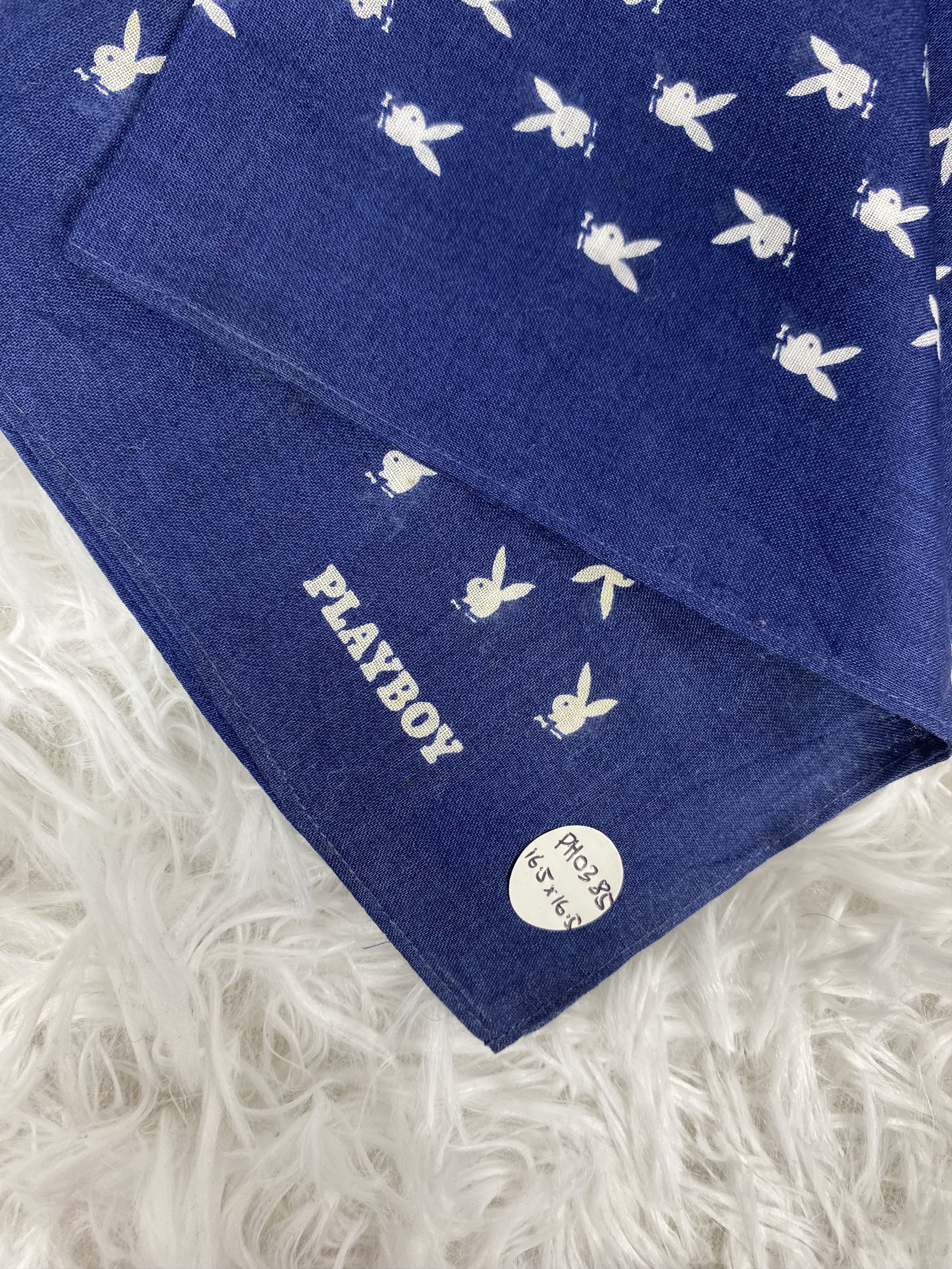 Playboy × Vintage Vintage Playboy Handkerchief Neckerchief PH0385 Size ONE SIZE - 2 Thumbnail