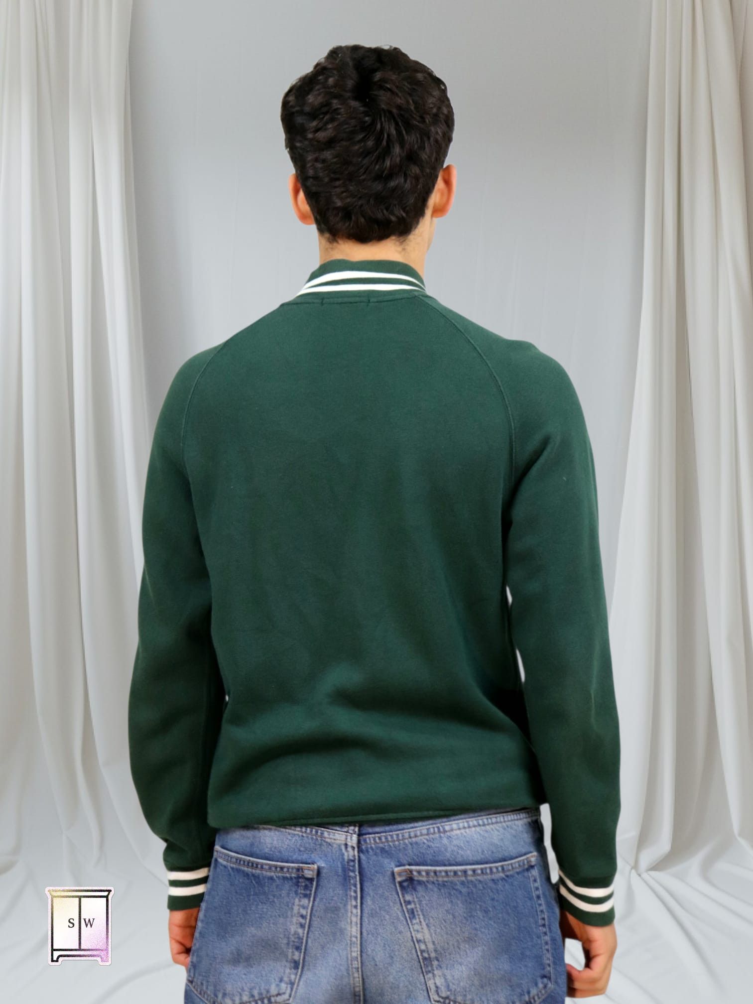Polo Ralph Lauren Polo Ralph Lauren Fleece Letterman Baseball Jacket Size US M / EU 48-50 / 2 - 2 Thumbnail