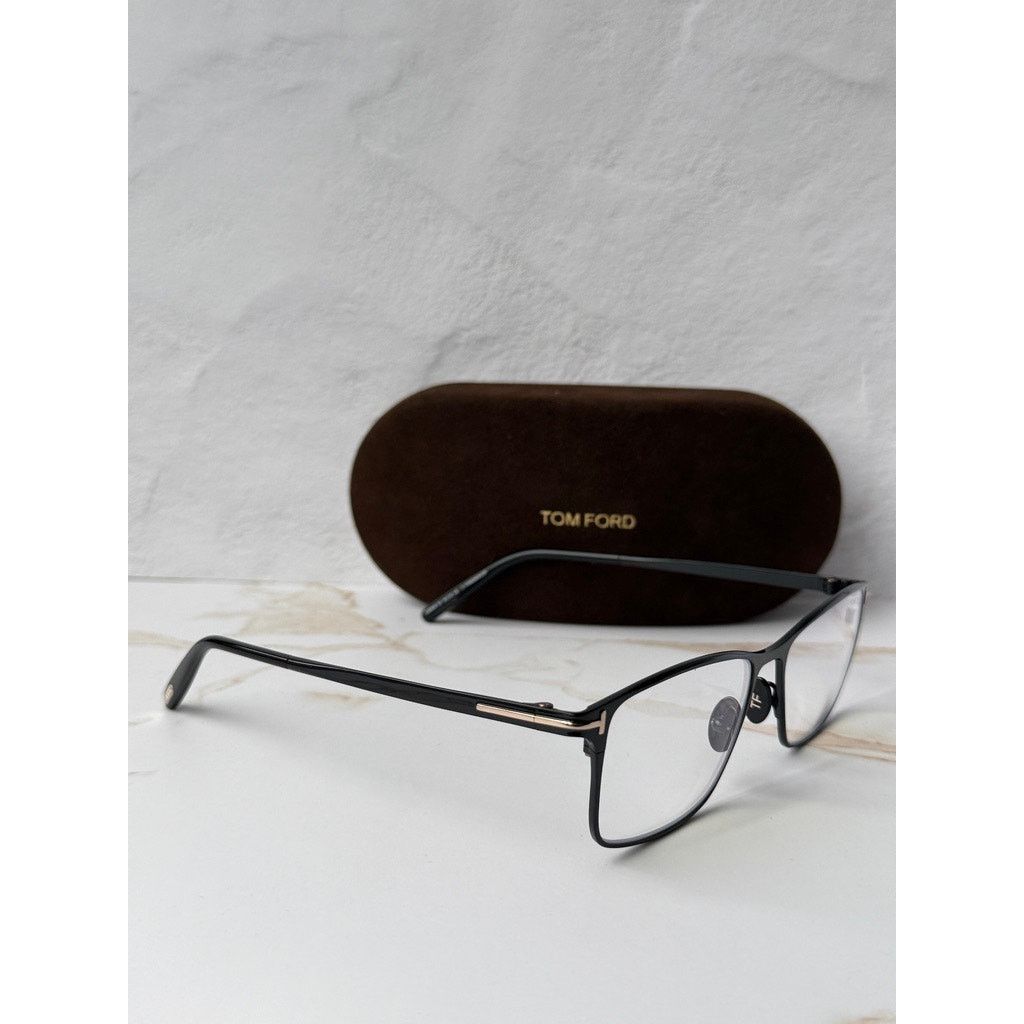 Tom Ford NEW Tom Ford FT5935-B Bluelight Frames in Gunmetal Titanium Size ONE SIZE - 4 Thumbnail