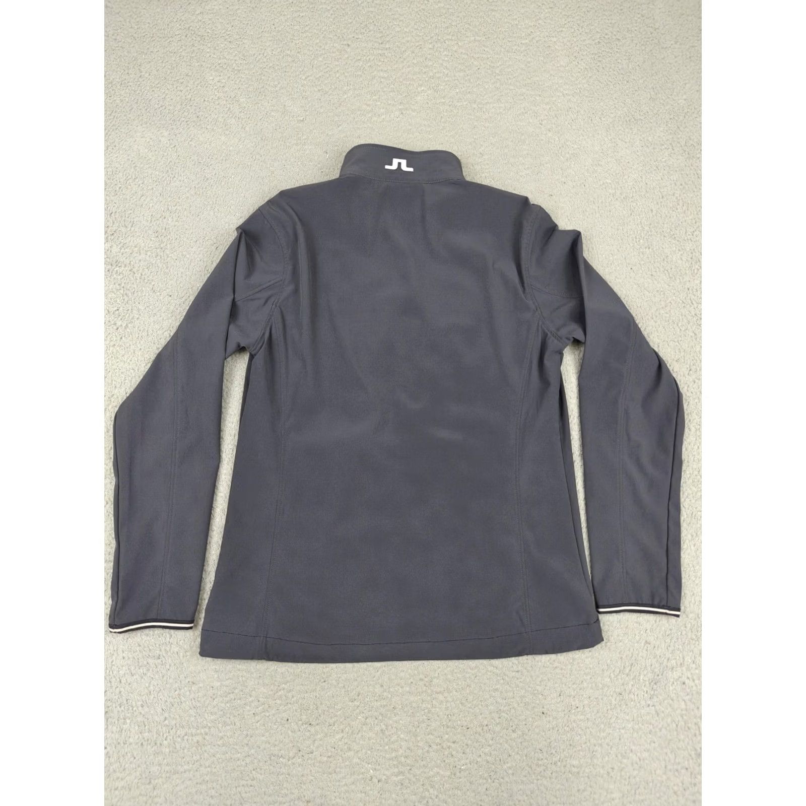 J.Lindeberg VINTAGE J.Lindeberg Jacket Womens L Gray Soft Shell Full Zip Stretch Golf Athletic Size L / US 10 / IT 46 - 5 Thumbnail