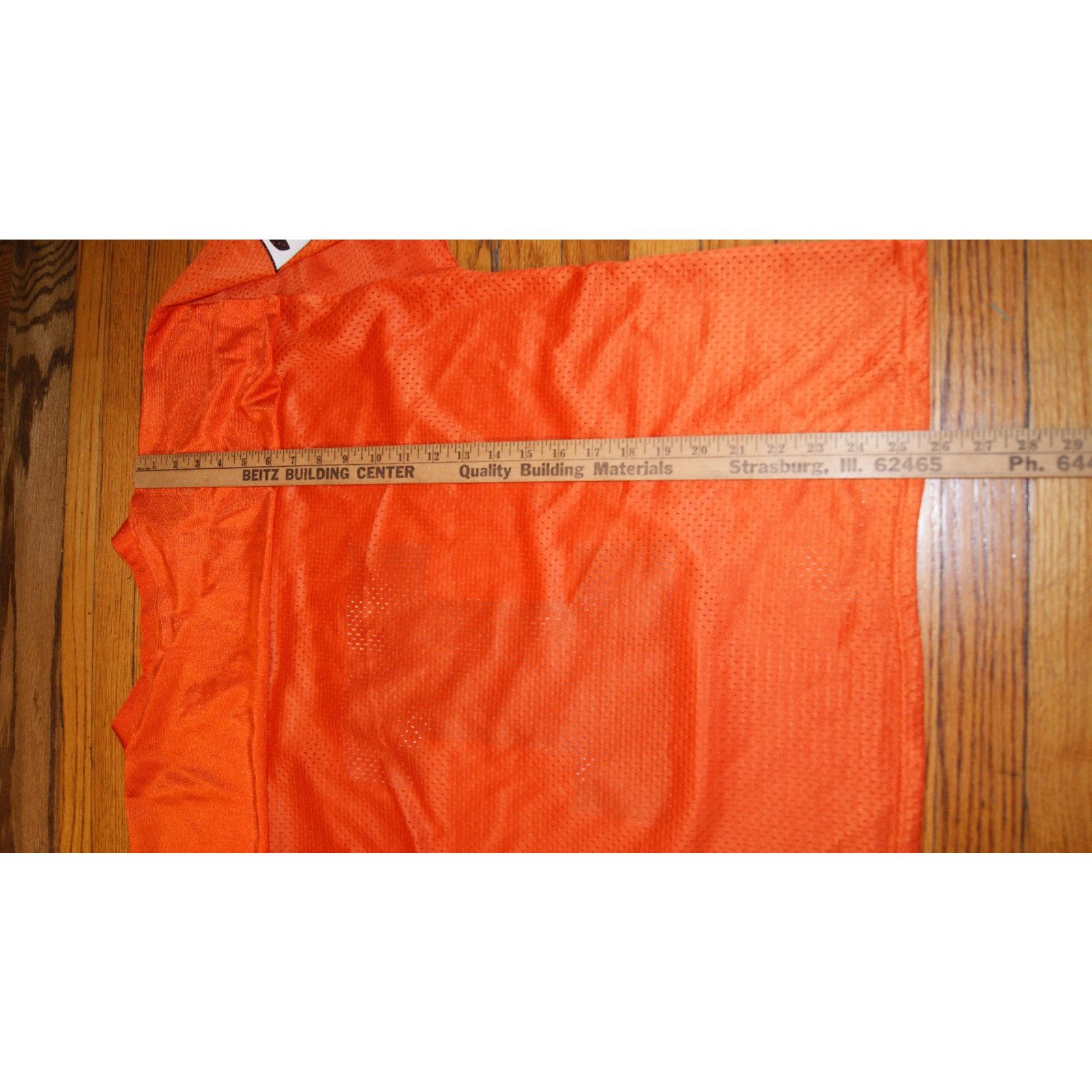 Vintage VTG ILLINOIS FIGHTING ILLINI Orange Mesh Football XL Jersey Size US XL / EU 56 / 4 - 9 Thumbnail