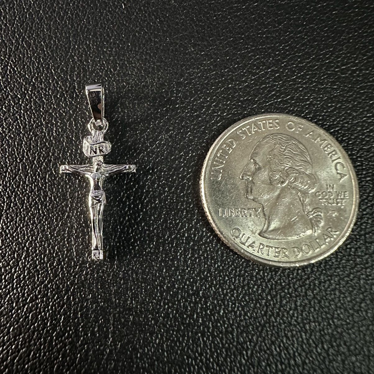 Jewelry Silver Pendant Solid .925 Silver Cross Pendant Stamped .925 Size ONE SIZE - 5 Thumbnail