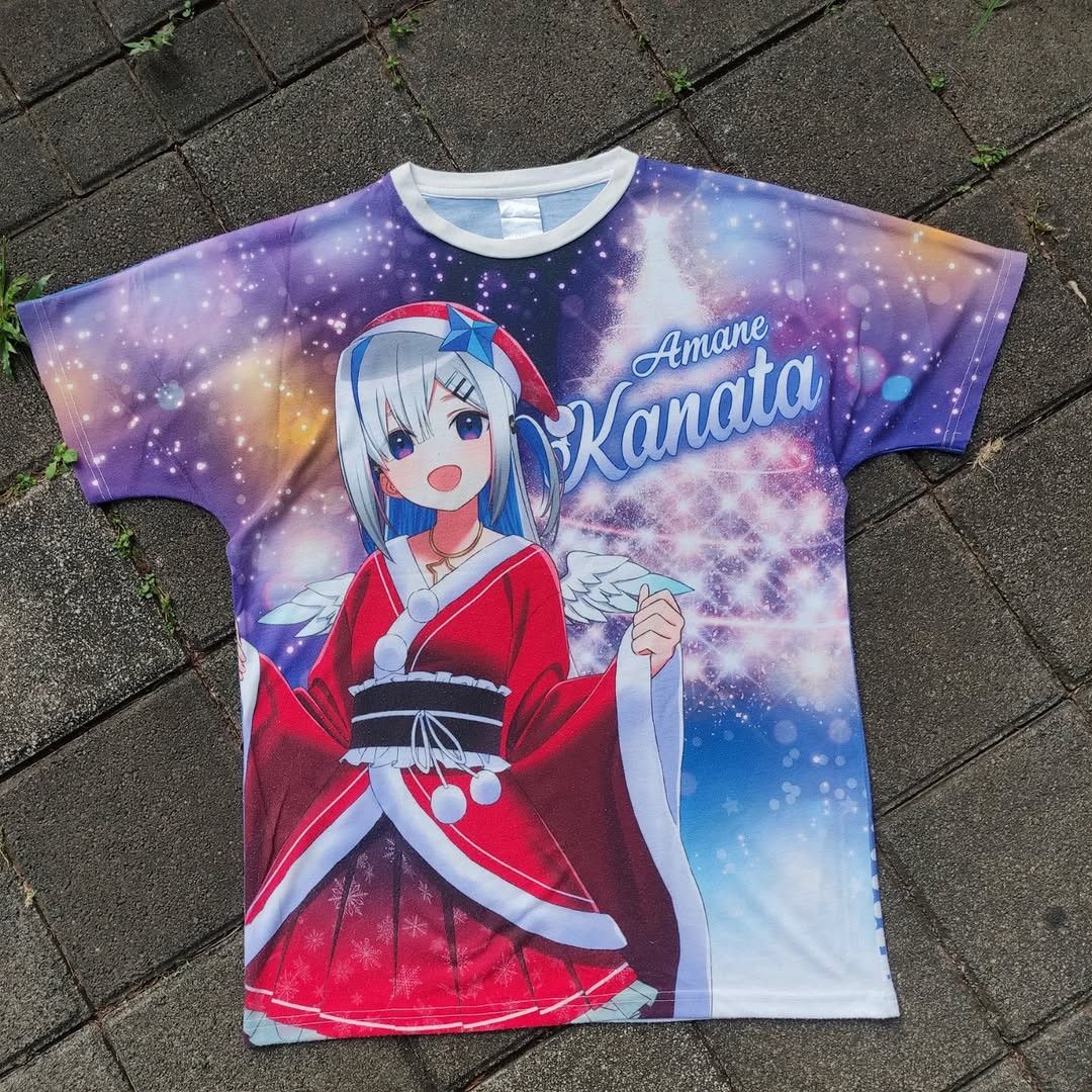 Anime Hololive Amane Kanata Tokyo Skytree Tees Size US L / EU 52-54 / 3 - 1 Thumbnail