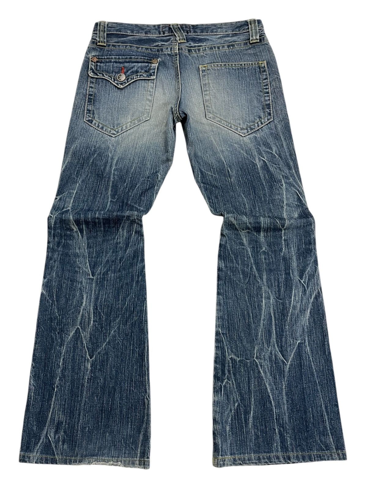 If Six Was Nine Et Boite Japan Blueway Nippon Crazy Y2k Flare Lightning Size US 30 / EU 46 - 2 Thumbnail