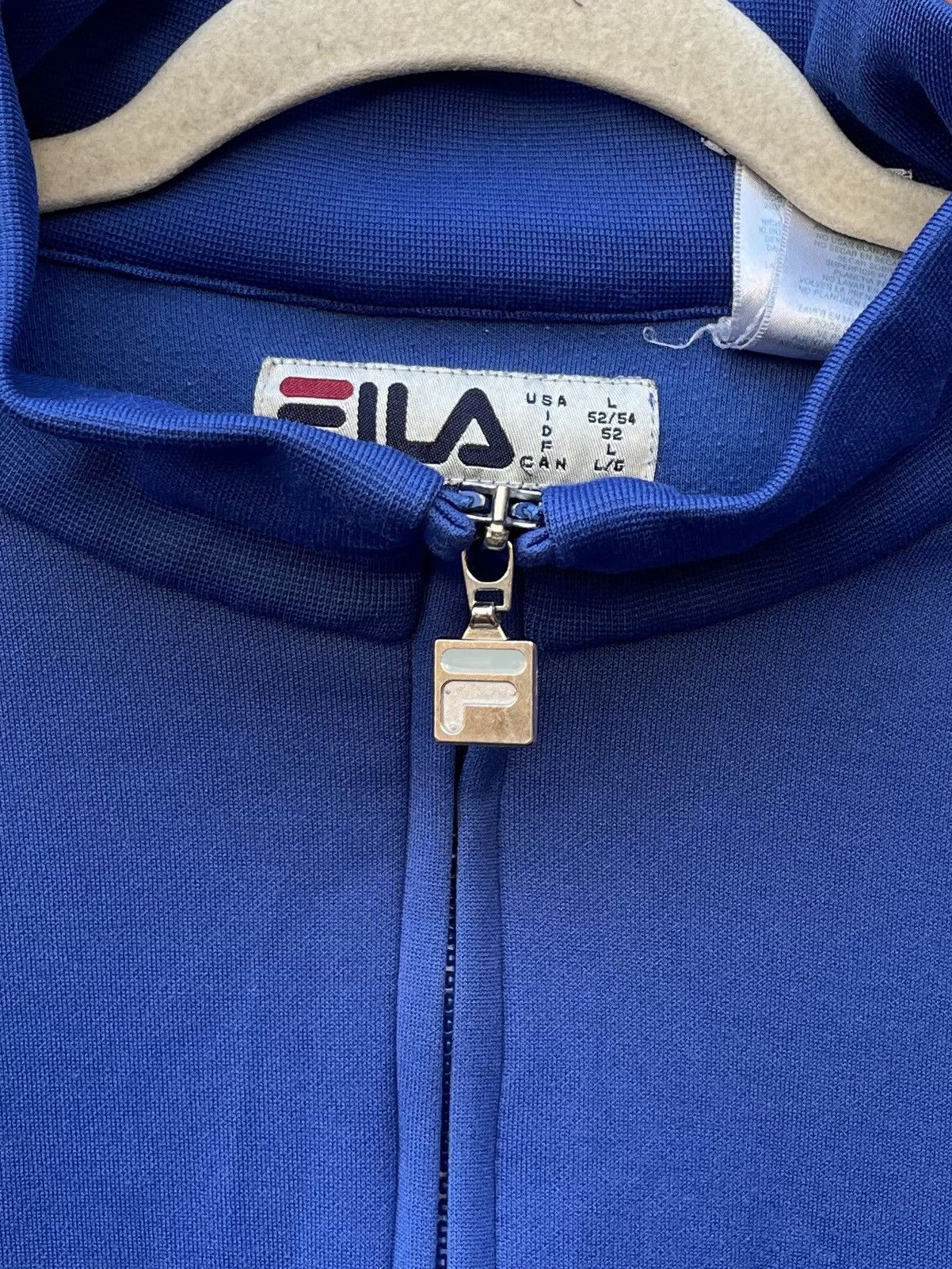 Fila Vintage FILA Blue Striped Val Gardena Italian Ski jacket Size US L / EU 52-54 / 3 - 5 Thumbnail