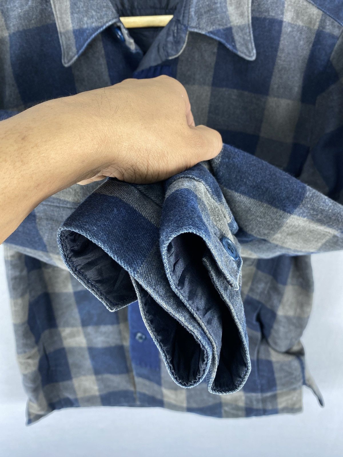 Blue Blue Japan Vintage Flannel Checkered By Blue Blue Japan Size US M / EU 48-50 / 2 - 8 Thumbnail