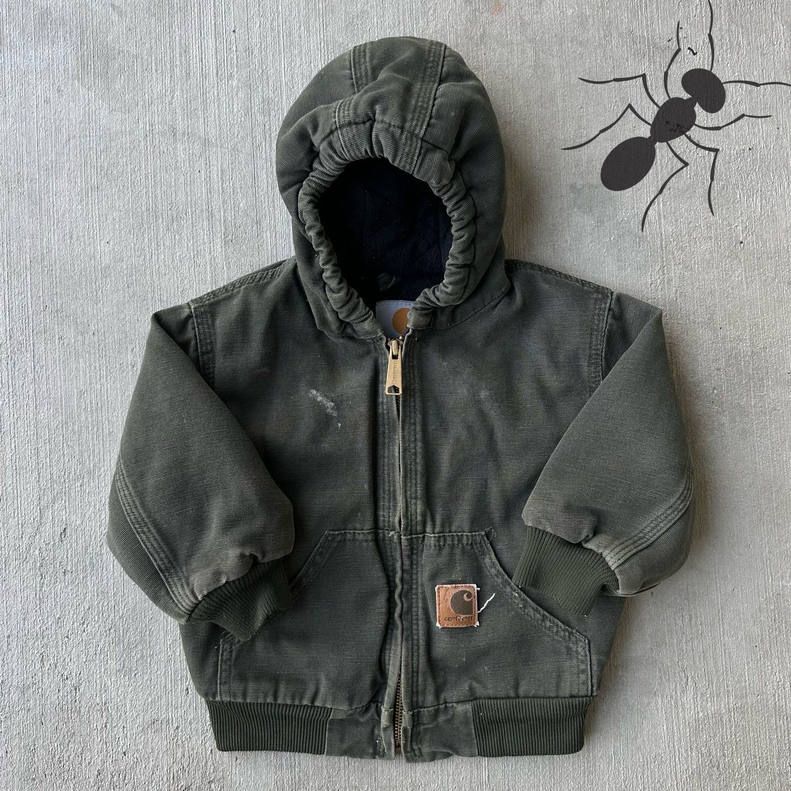 Carhartt × Vintage Vintage Carhartt Hooded Jacket Duck Canvas 90s