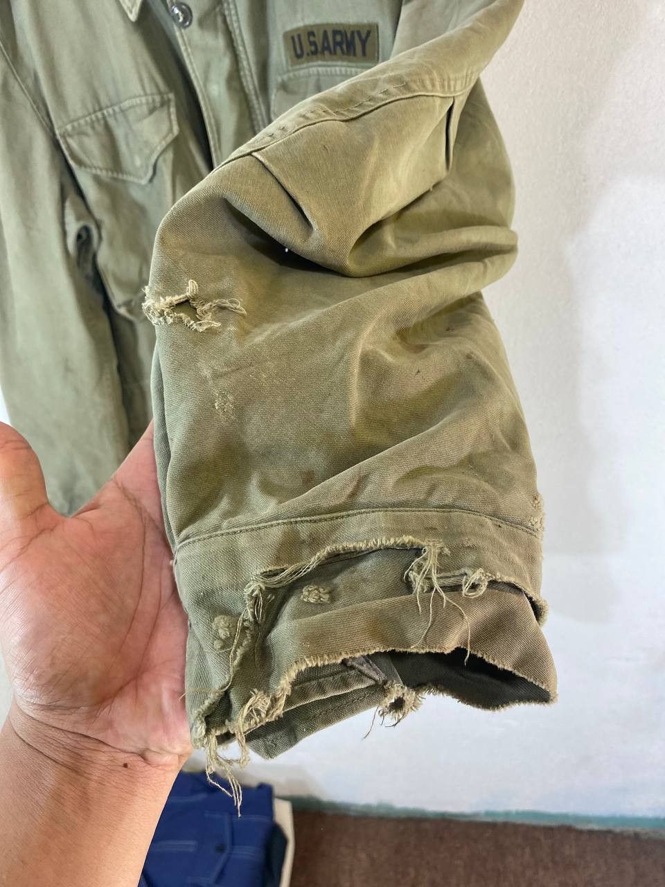 Vintage vintage us army heavy jacket distressed talon zipper Size US XL / EU 56 / 4 - 8 Thumbnail