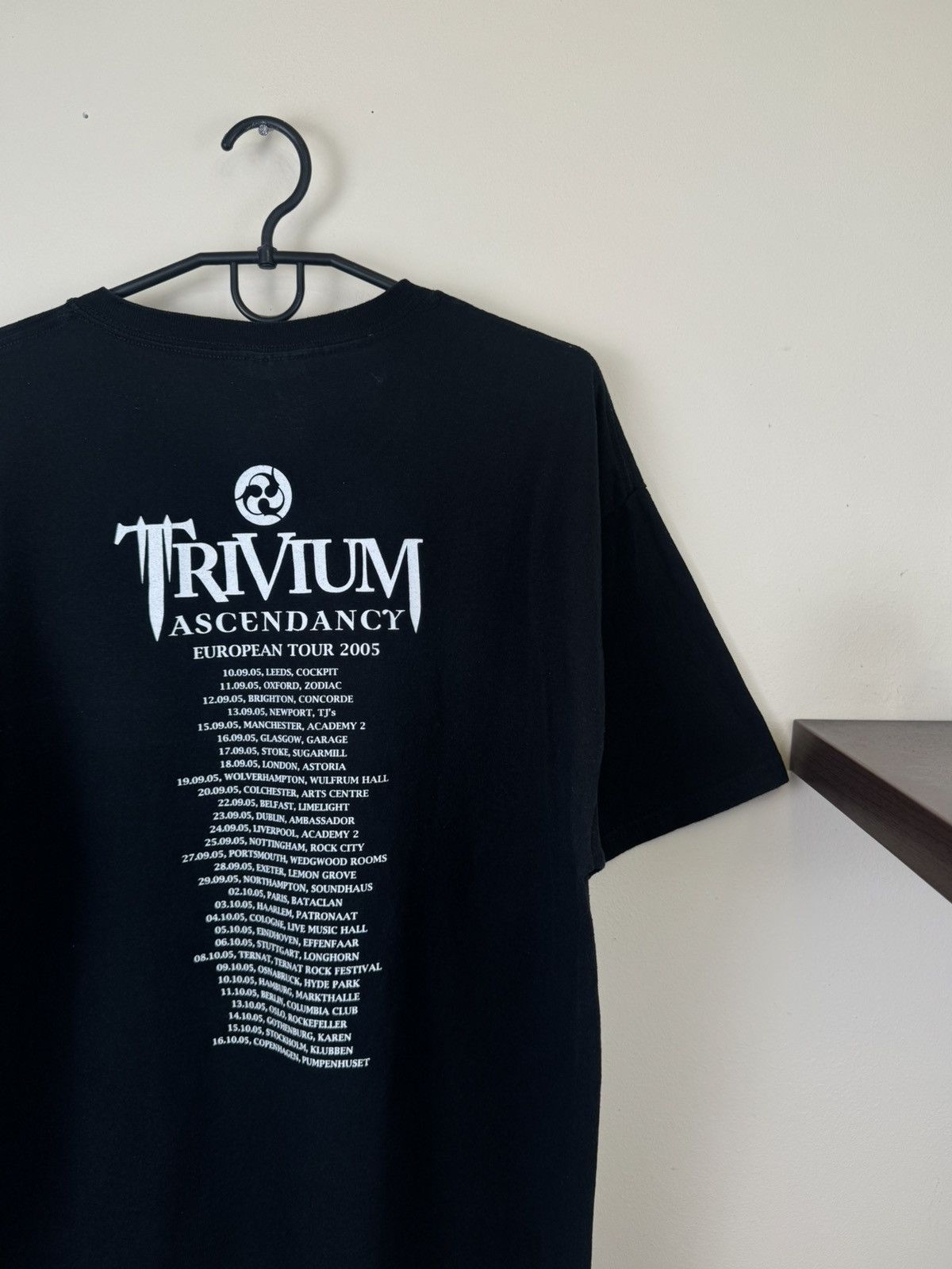 Other Vintage Trivium T shirt 2005 Ascendancy Rock Band Black XL Size US XL / EU 56 / 4 - 16 Thumbnail