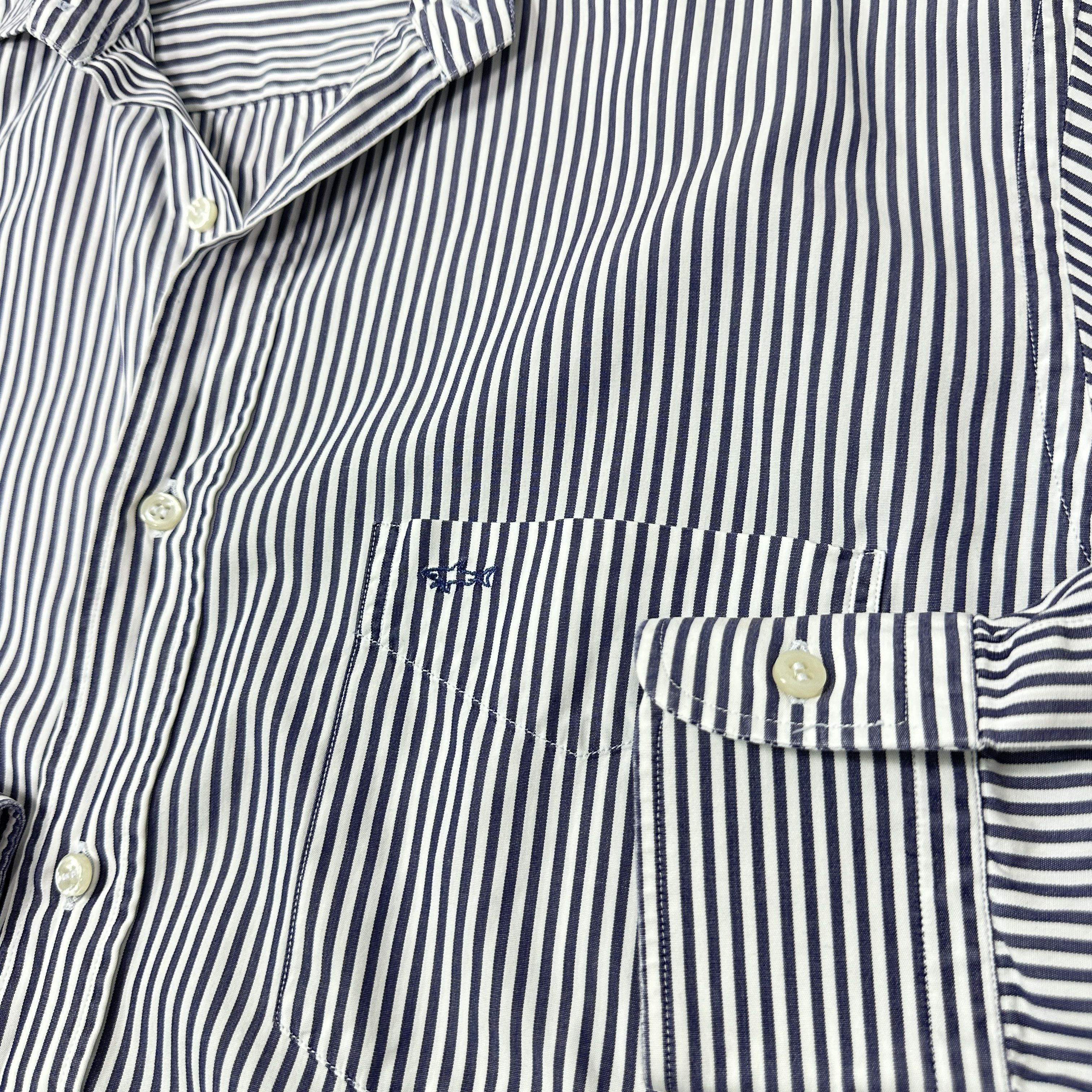 Paul & Shark Vintage Streetwear Elegant Striped Paul & Shark Shirt Y2K Size US M / EU 48-50 / 2 - 3 Thumbnail