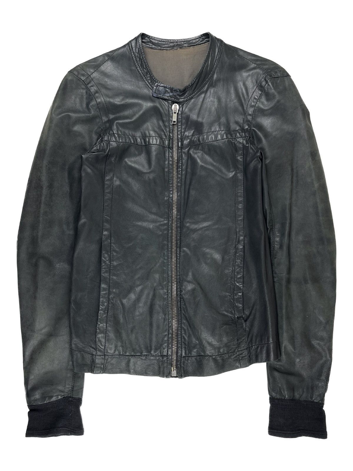 Rick Owens SS07 Rick Owens Drake Leather Jacket Black | Grailed