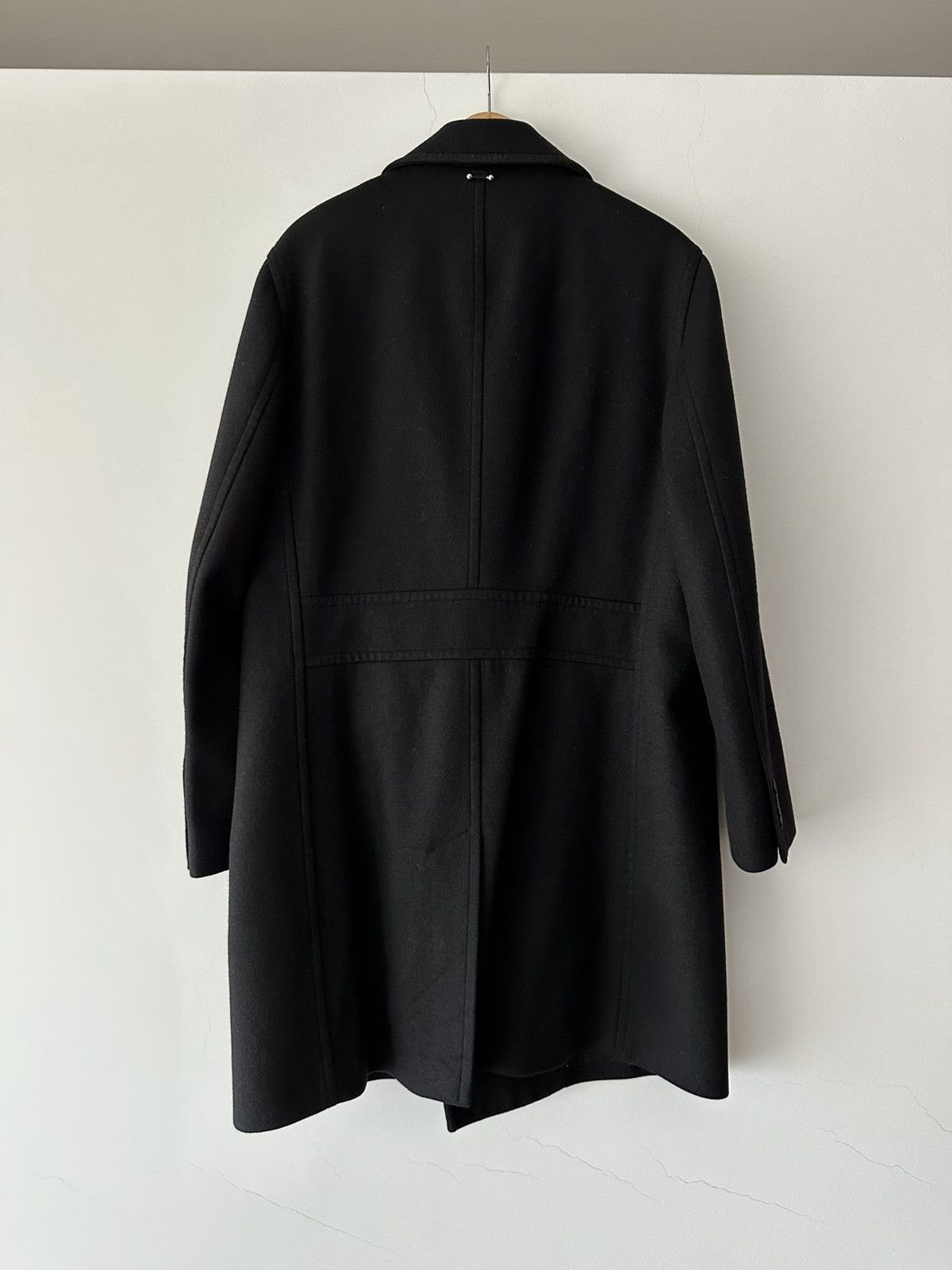 Neil Barrett Minimalist Double-Breasted Coat Black Medium Size US M / EU 48-50 / 2 - 2 Thumbnail