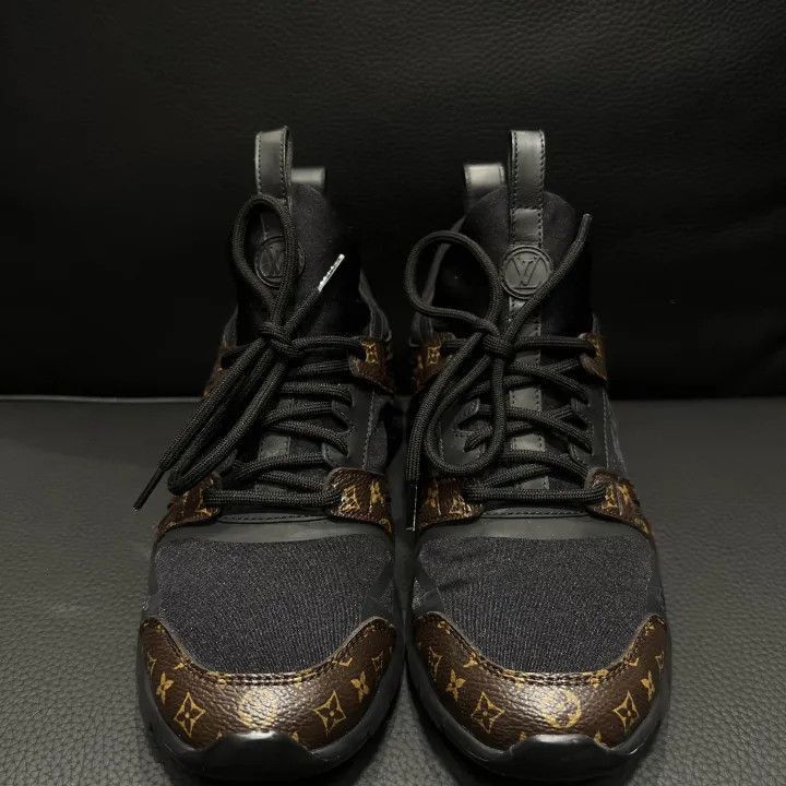 Louis Vuitton Louis Vuitton Aftergame Monogram Low-Top Sneakers -2508 Size US 5 / IT 35 - 2 Thumbnail