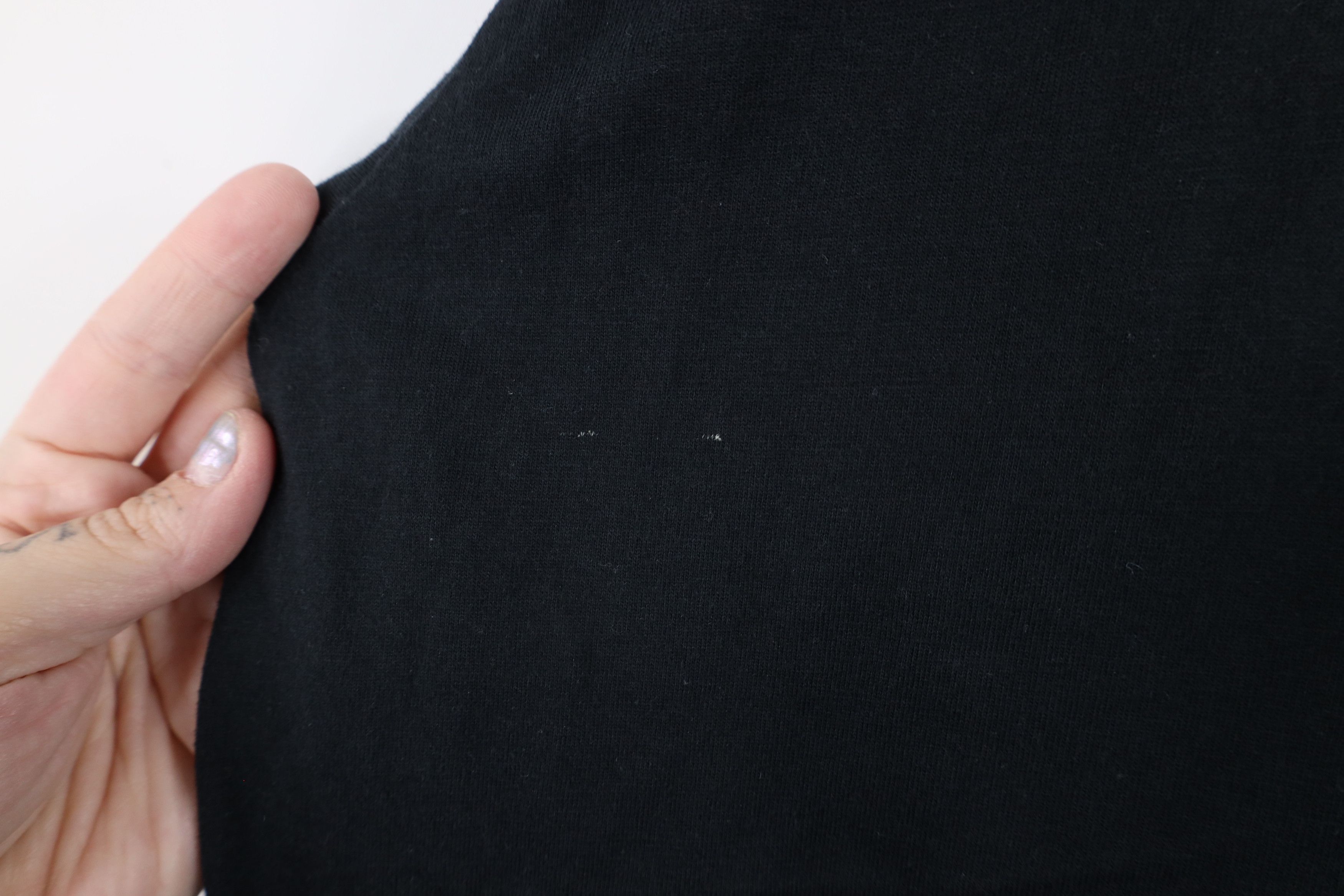 Vintage Vintage 90s Streetwear Mock Neck Long Sleeve T-Shirt Black Size US L / EU 52-54 / 3 - 5 Thumbnail