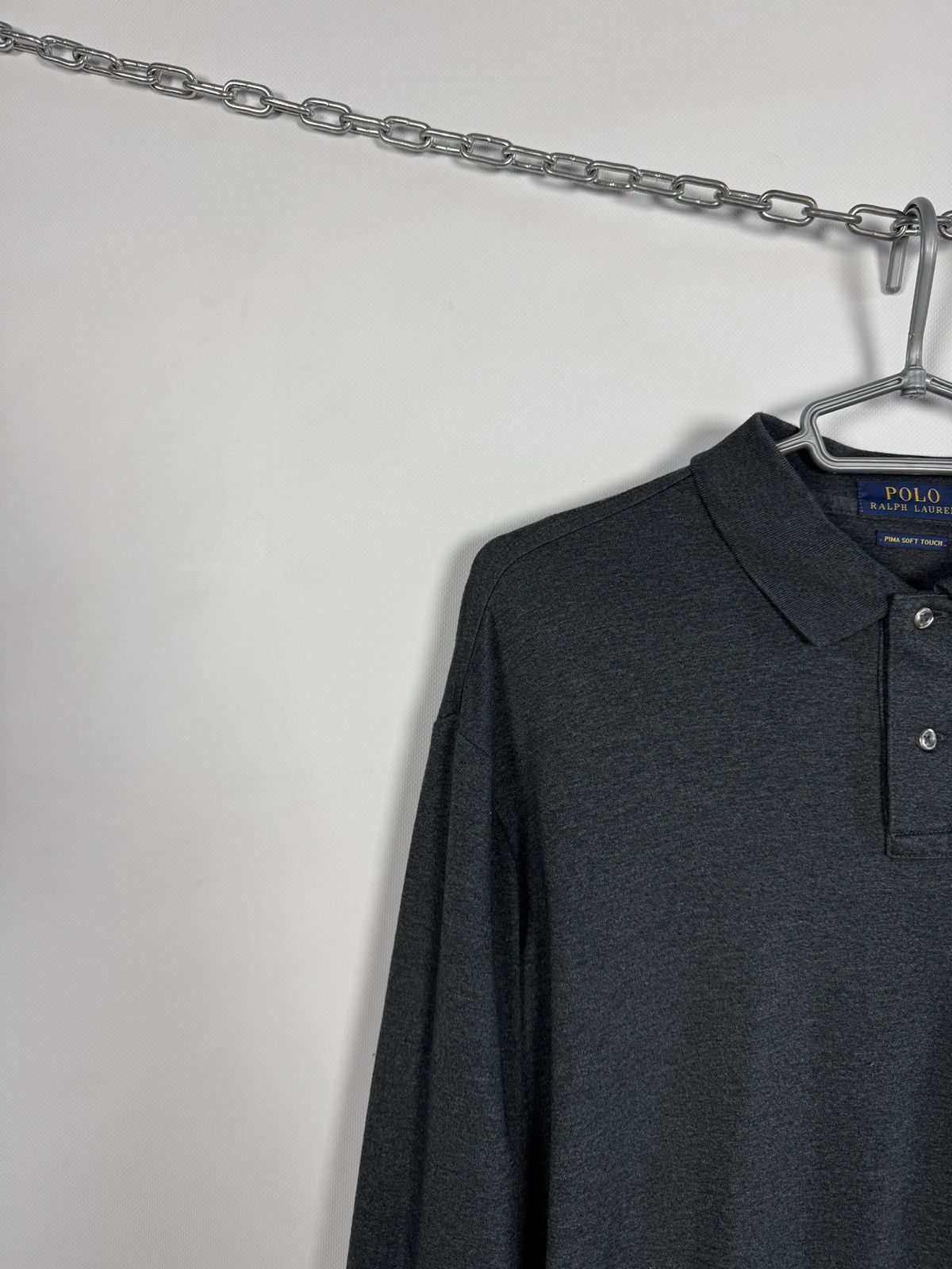 Polo Ralph Lauren Polo Ralph Lauren Pima Soft Touch Long Sleeve Polo Shirt XL Size US XL / EU 56 / 4 - 3 Thumbnail