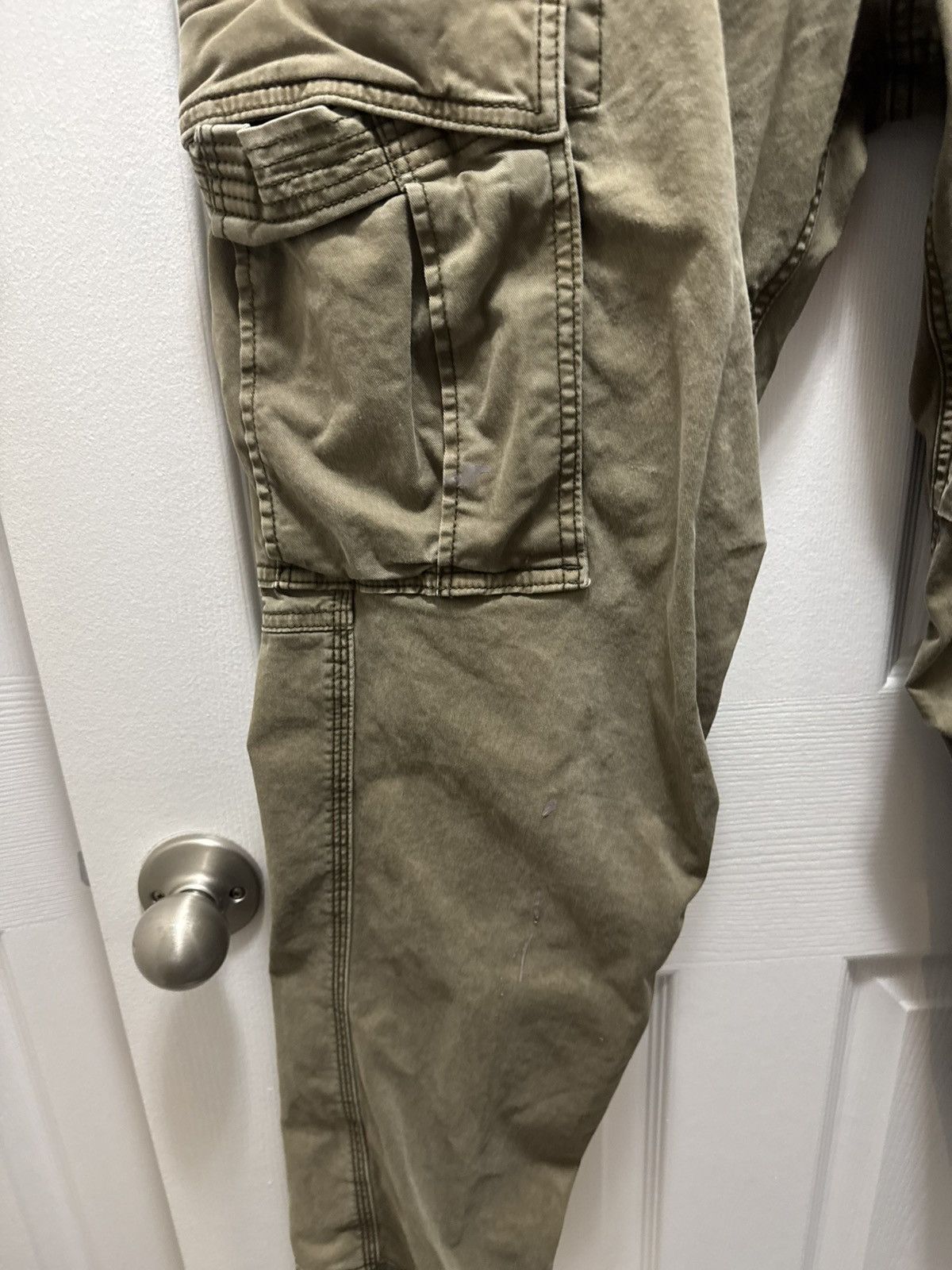 Gap Gap Vintage Cargo Carpender Pocket Pants Paint Beige Size US 36 / EU 52 - 3 Thumbnail