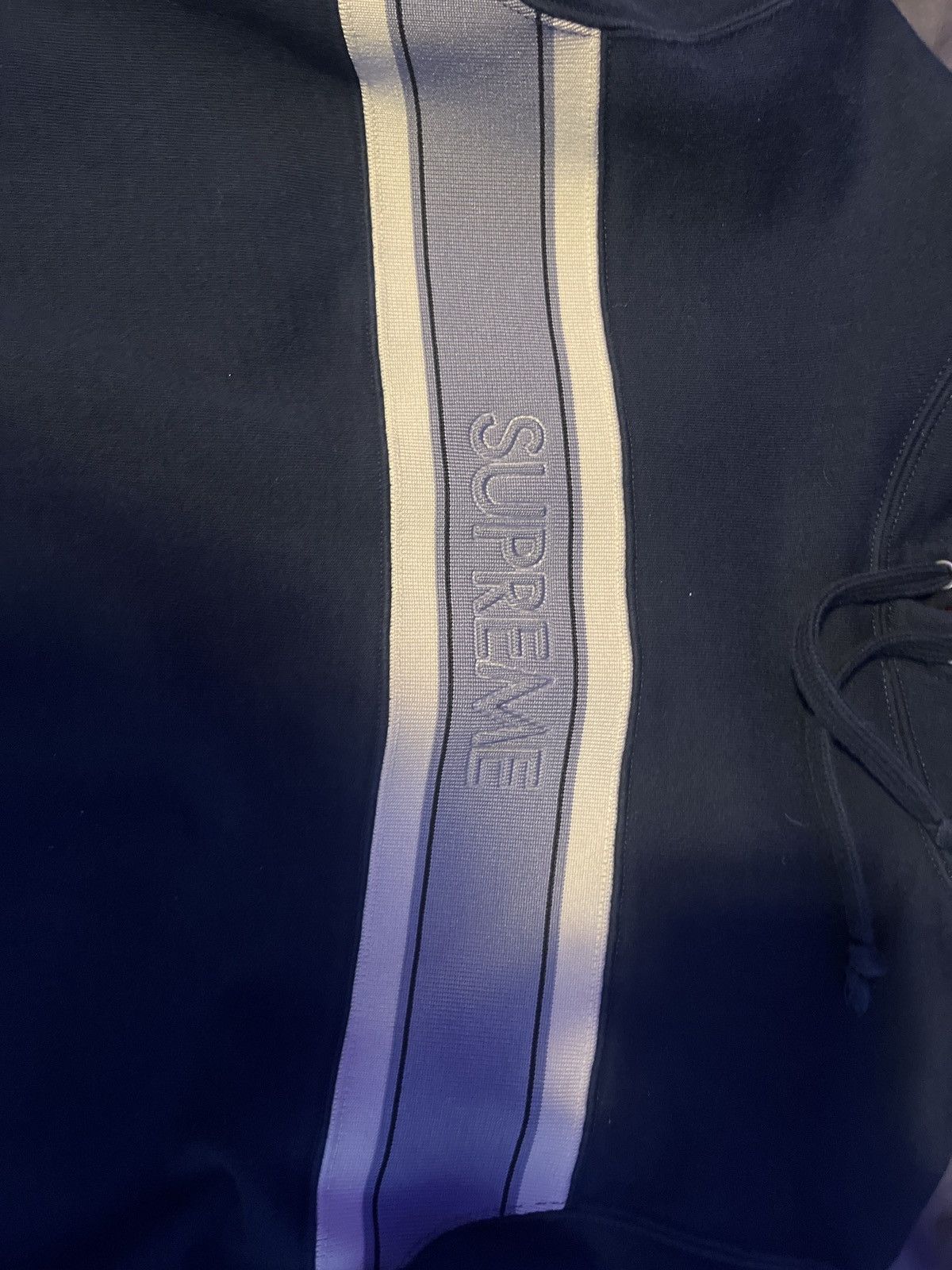 Supreme Supreme chest stripe logo hooded sweatshirt Size US M / EU 48-50 / 2 - 3 Thumbnail