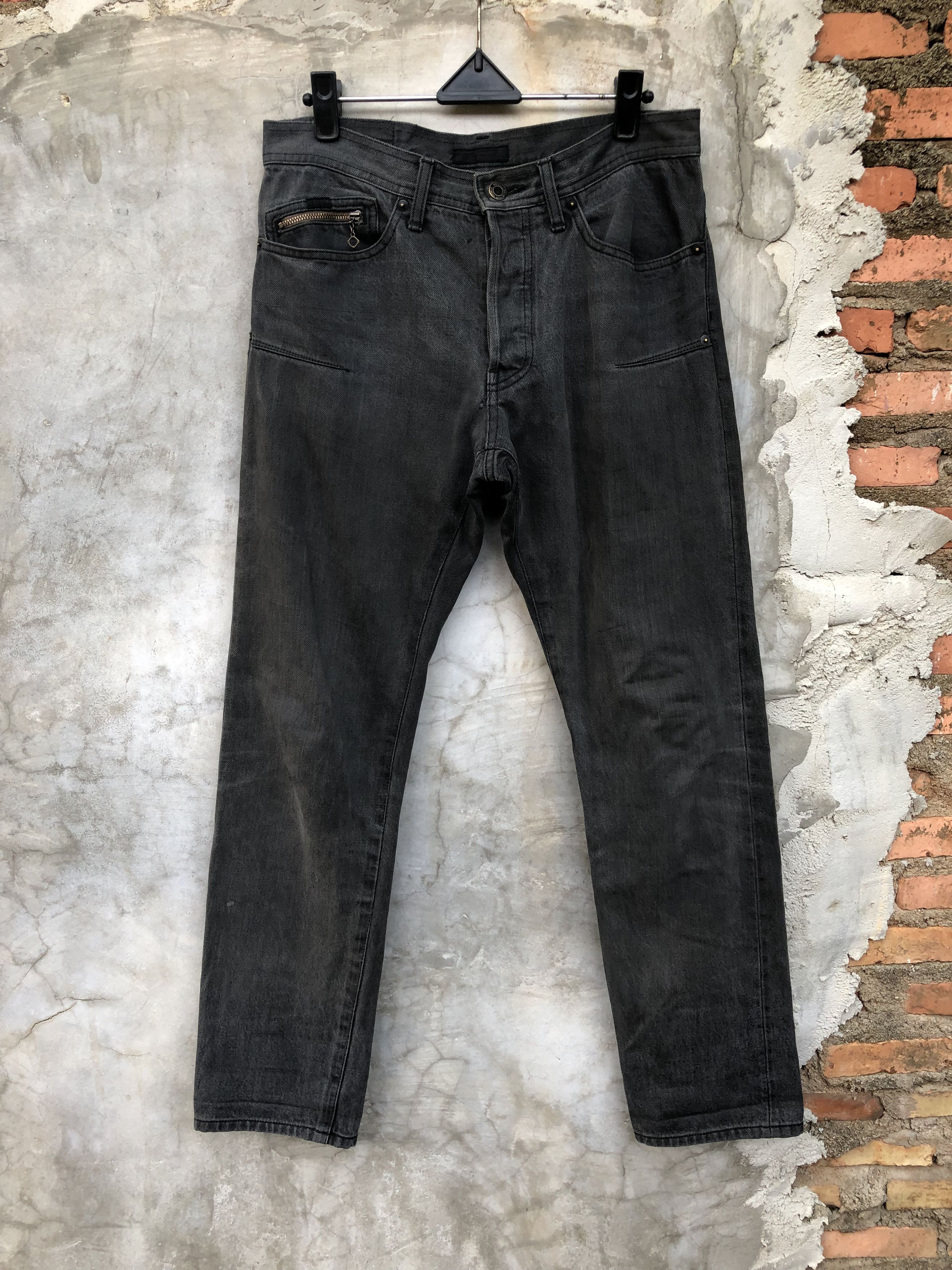 image of Jun Takahashi x Undercover Undercoverism Denim in Washed Gray, Men's (Size 31)