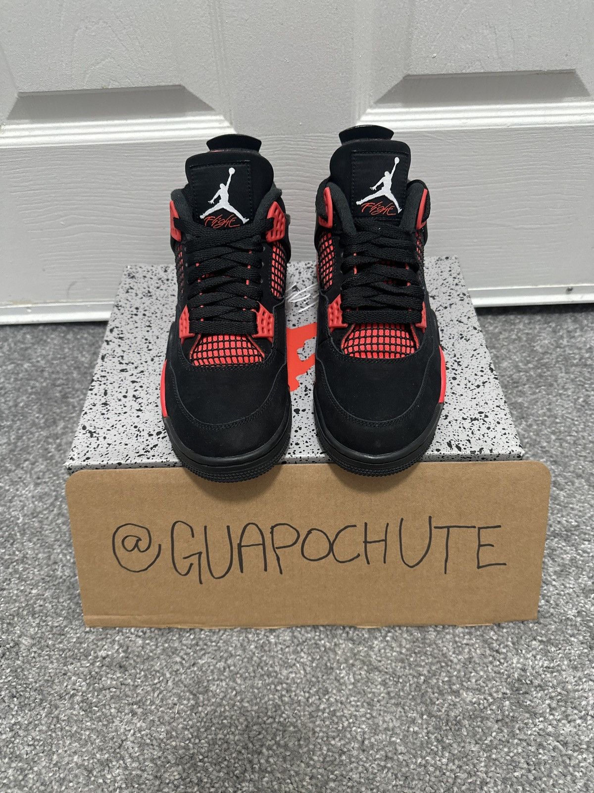 Jordan Brand Jordan 4 Red Thunder Size US 6.5 / EU 39-40 - 1 Thumbnail
