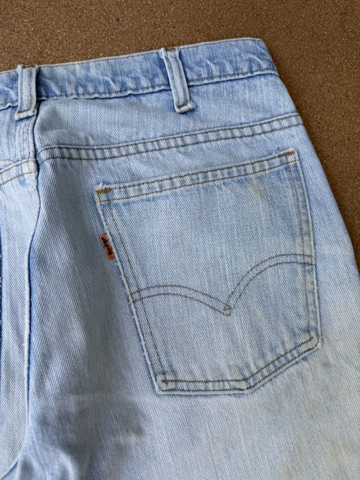 Levi's Vtg 70’s Levi’s 663 Orange Tab Bellbottom Flare Jeans 32x32 Size US 32 / EU 48 - 8 Thumbnail
