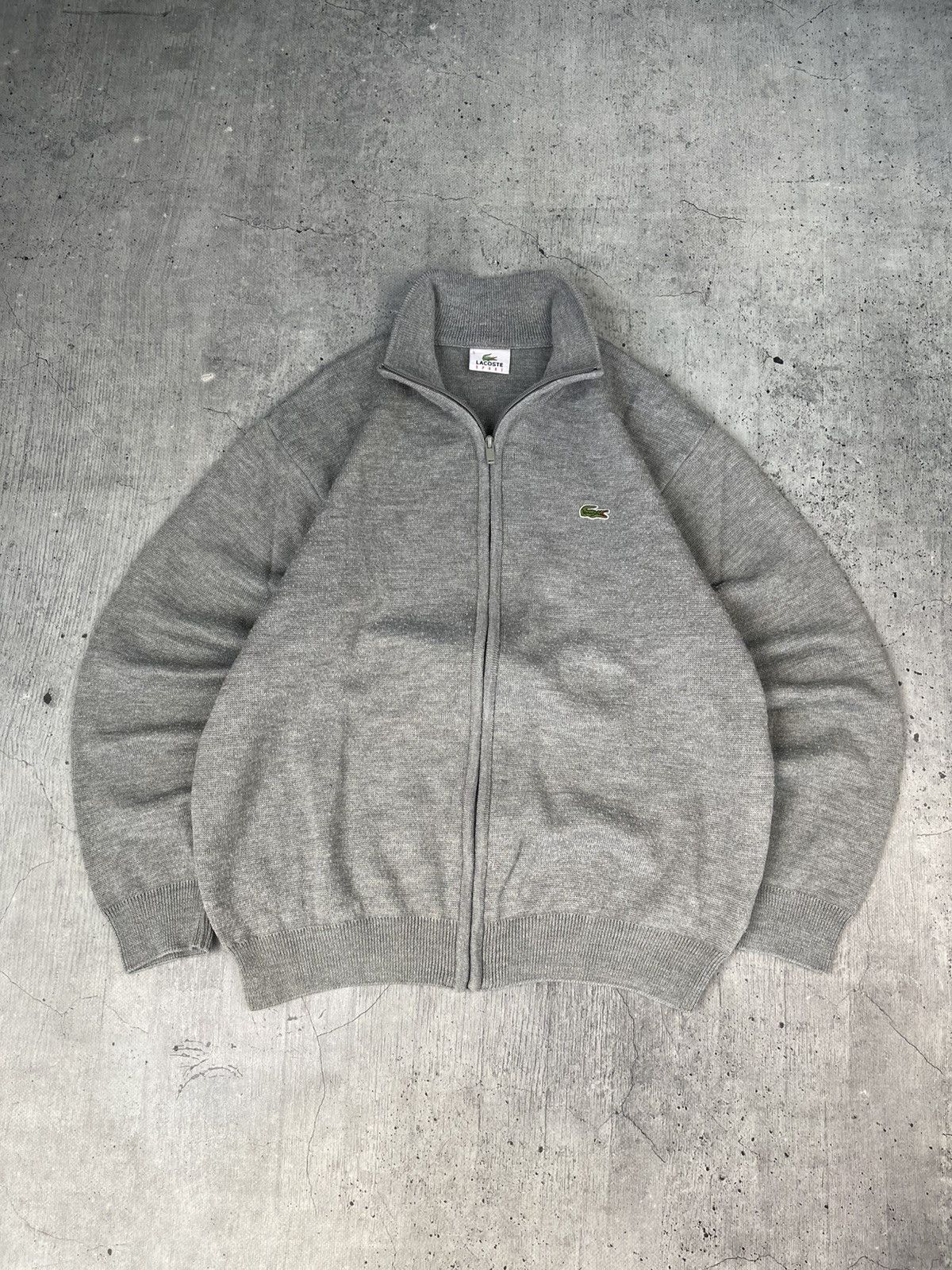 Lacoste VINTAGE Y2K LACOSTE ZIP UP KNITTED SWEATER SWEATSHIRT Size US M / EU 48-50 / 2 - 1 Thumbnail