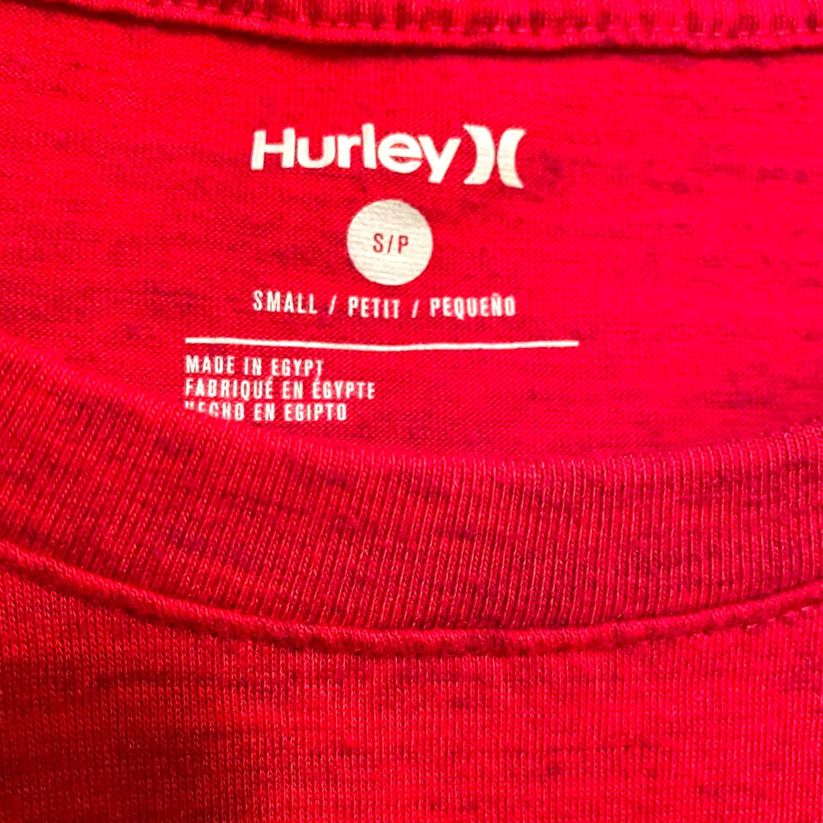 Hurley Hurley Men’s T-Shirt Red S Crew Neck Logo Tee Excellent Cond Size US S / EU 44-46 / 1 - 3 Thumbnail