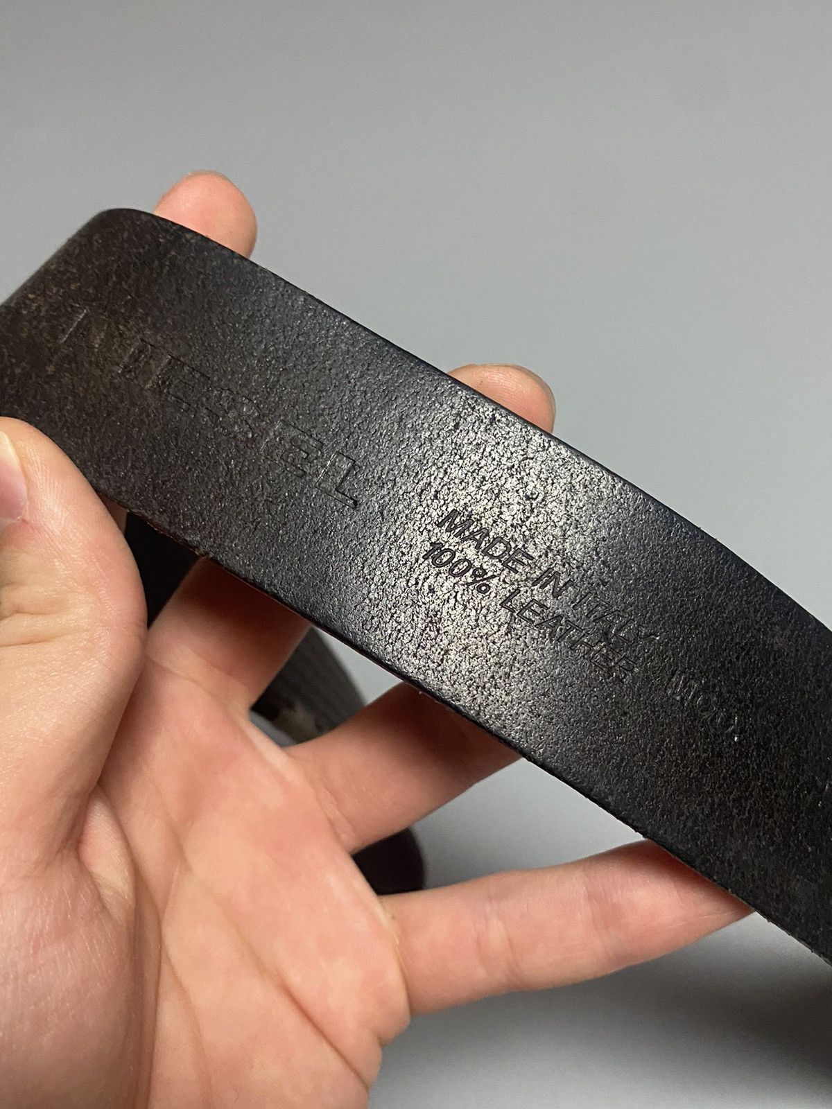 Diesel Diesel RARE avant-garde vintage leather belt designer Size 38 - 9 Thumbnail