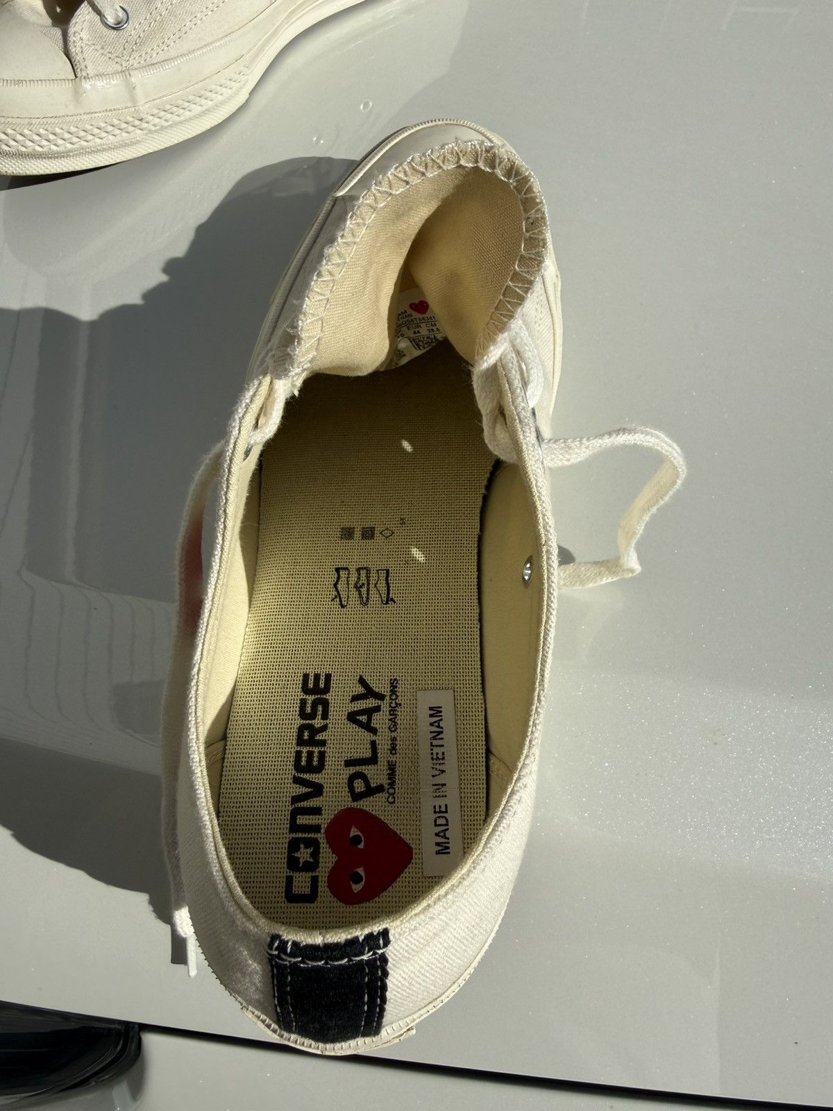 Comme des Garcons PLAY × Converse Comme Des Garcons PLAY x Converse Unisex Chuck Taylor Size US 10 / EU 43 - 5 Thumbnail