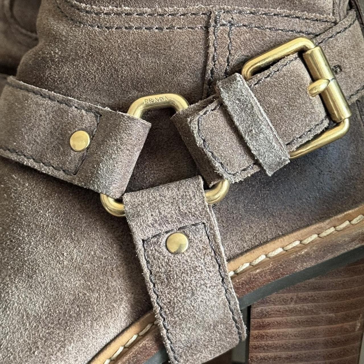 Prada Prada Archive Vintage biker gladiator boots with many belts Size US 6.5 / IT 36.5 - 3 Thumbnail