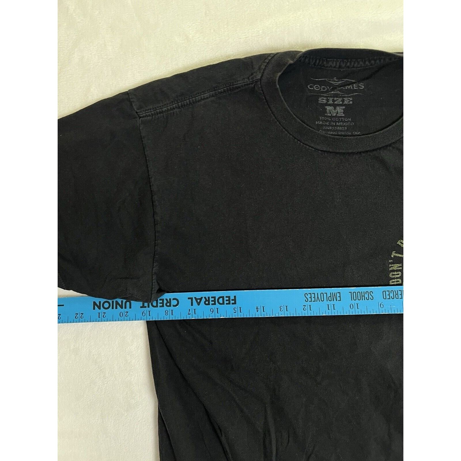 Cody James Cody James T-Shirt Size Medium “Don’t Push Your Luck” Rattle Size US M / EU 48-50 / 2 - 5 Thumbnail