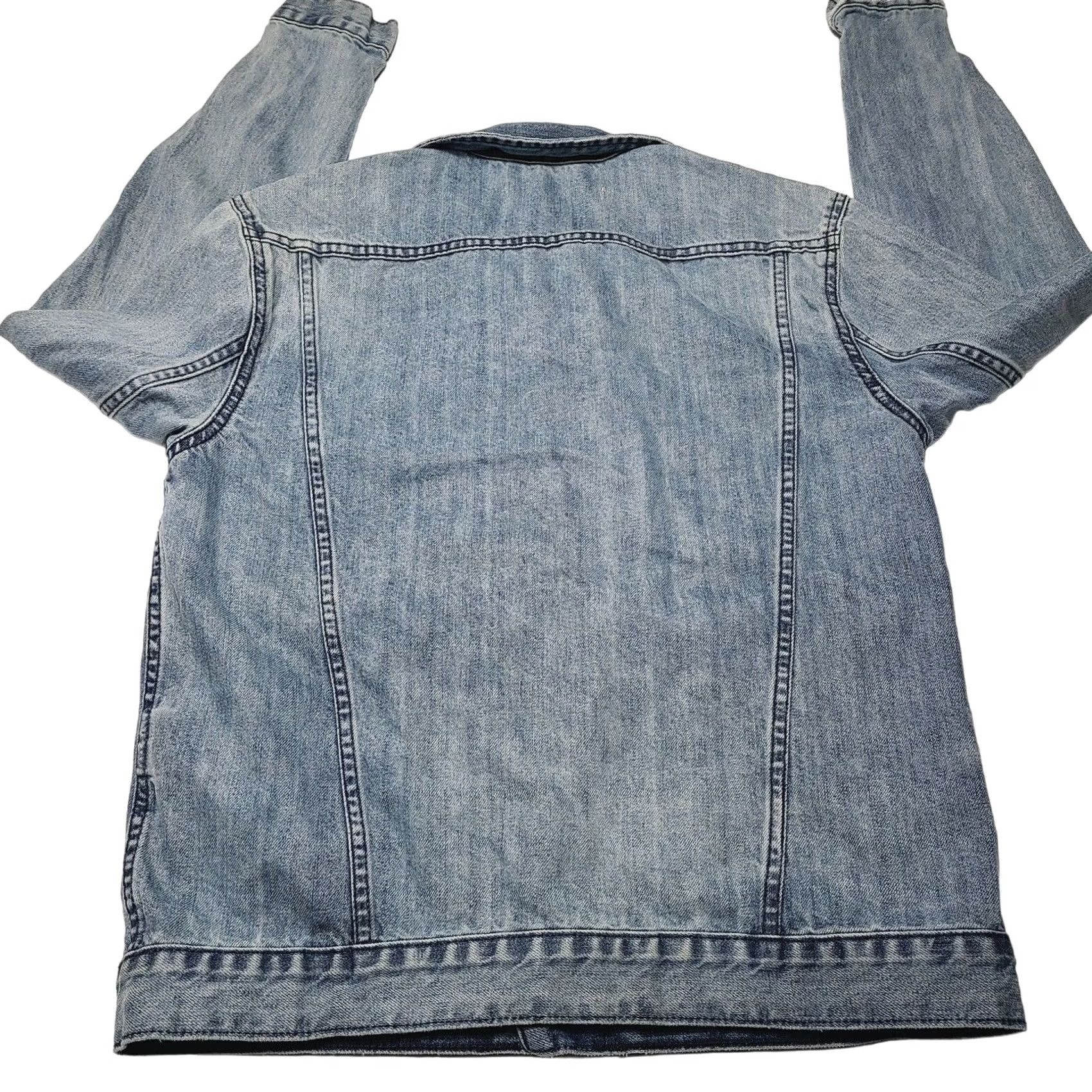 Calvin Klein VINTAGE Calvin Klein Women's Jacket Denim Jean Wash Medium 90s Y2K Blue Regular Size M Womens Jacket Size 32" / US 10 / IT 46 - 6 Thumbnail