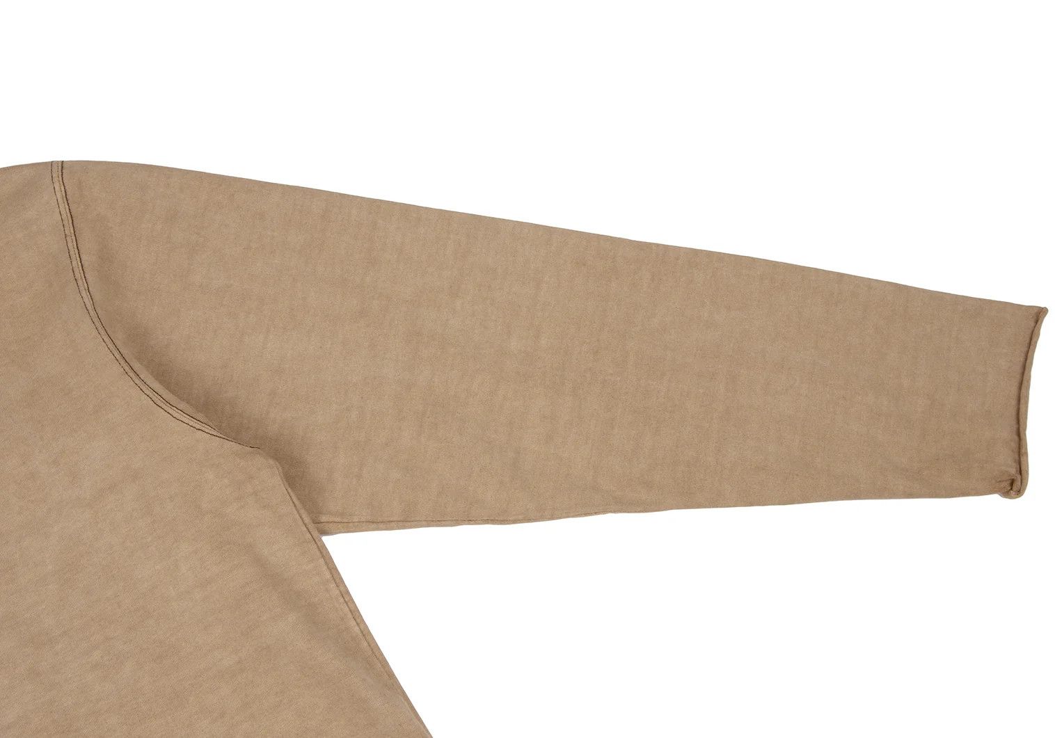 Issey Miyake Cotton Off-Shoulder T-Shirt in Beige Size 4 Size US XL / EU 56 / 4 - 3 Thumbnail