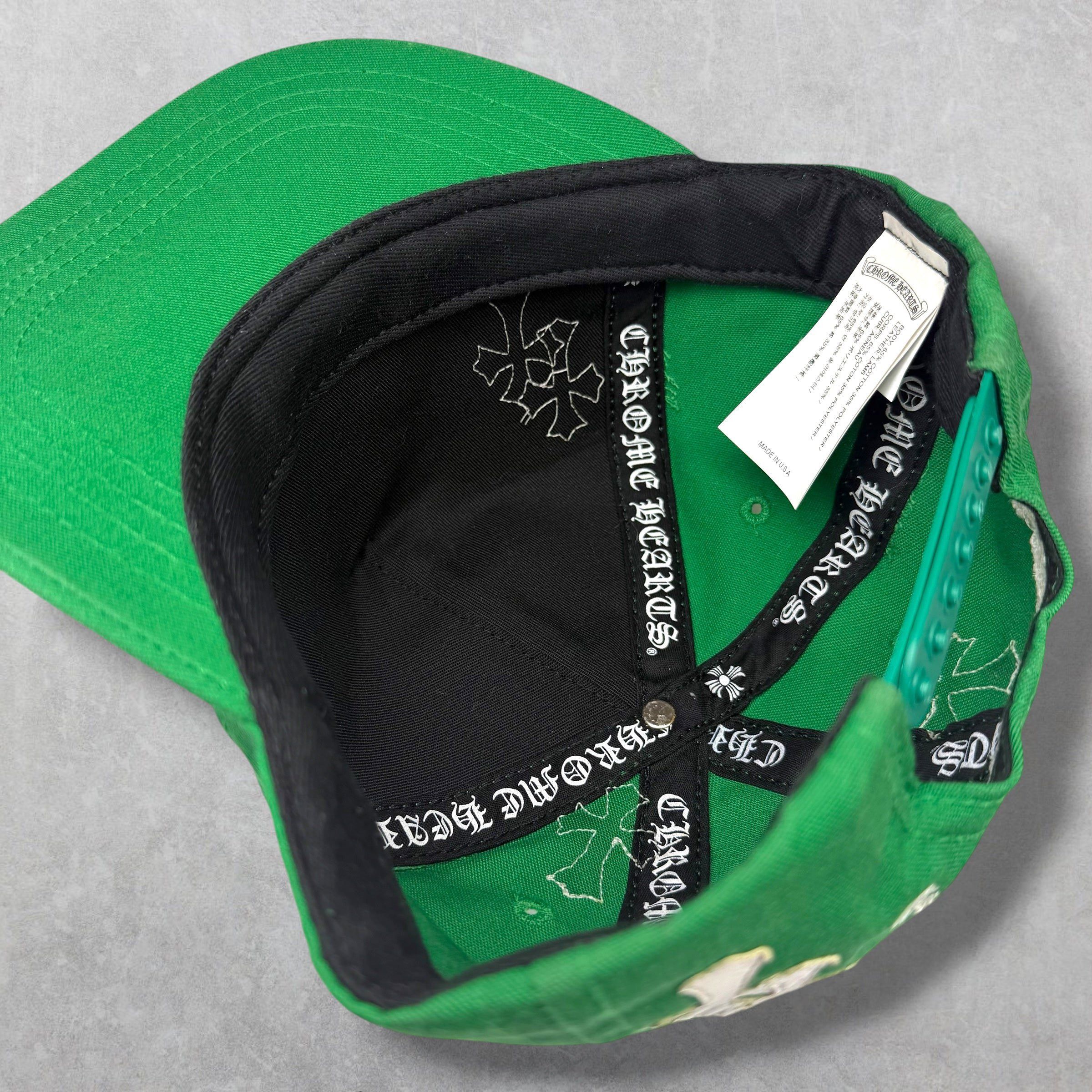 Chrome Hearts Chrome Hearts Cross Patch White/Green Hat Size ONE SIZE - 5 Thumbnail