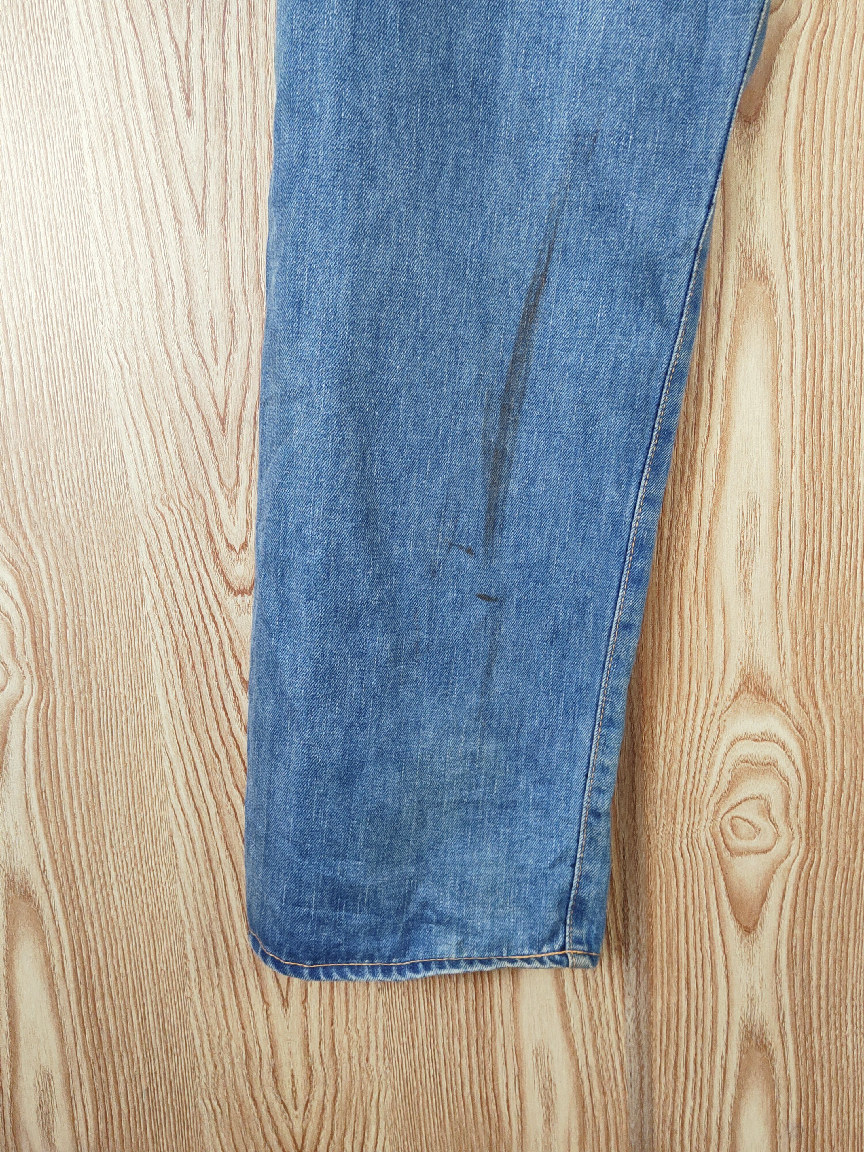 Japanese Brand Grimie Blue Distressed Ripped selvedge denim vintage #W648 Size US 36 / EU 52 - 9 Thumbnail