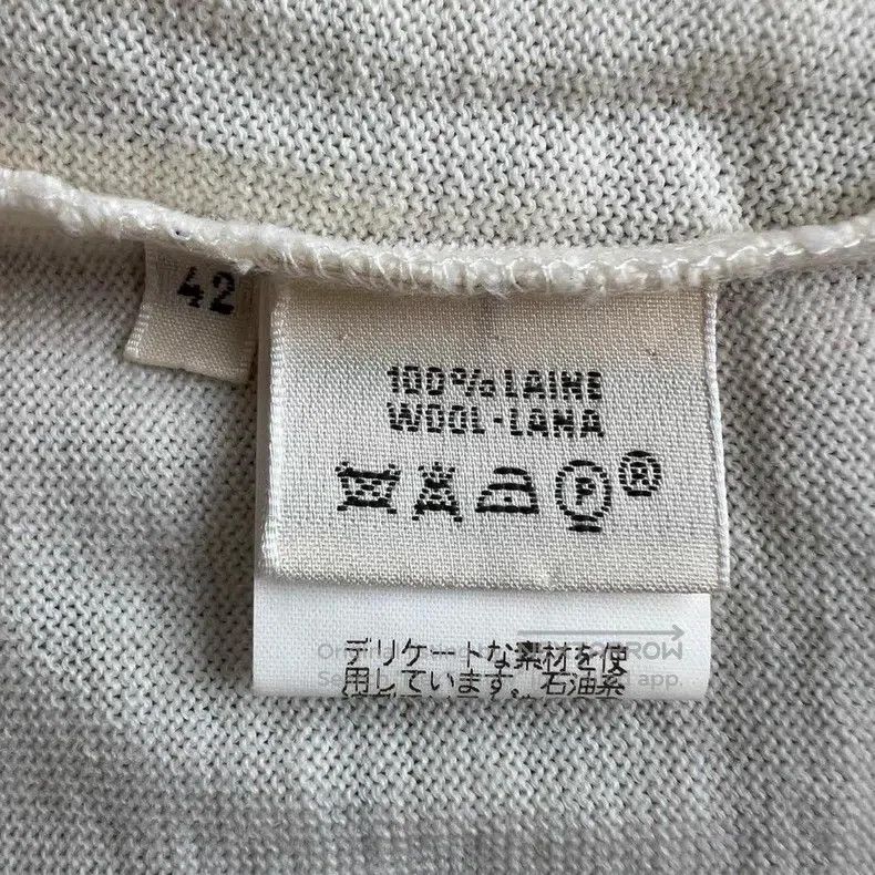 Hermes Hermes Ivory White 100% Wool Material Sleeveless Vest Size M / US 6-8 / IT 42-44 - 8 Thumbnail