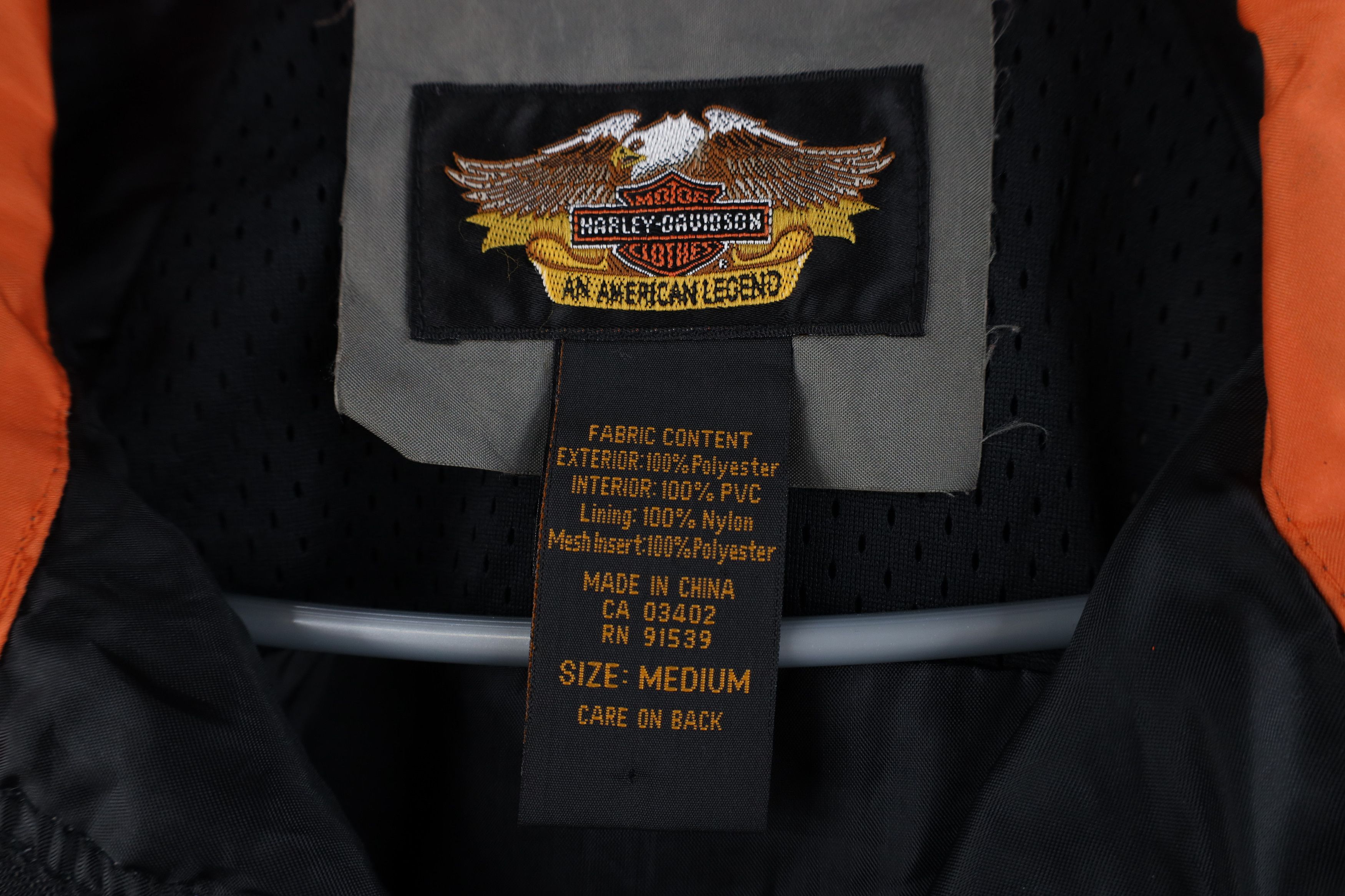 Harley Davidson Vintage Harley Davidson Reflective Rain Riding Jacket Size US M / EU 48-50 / 2 - 9 Thumbnail