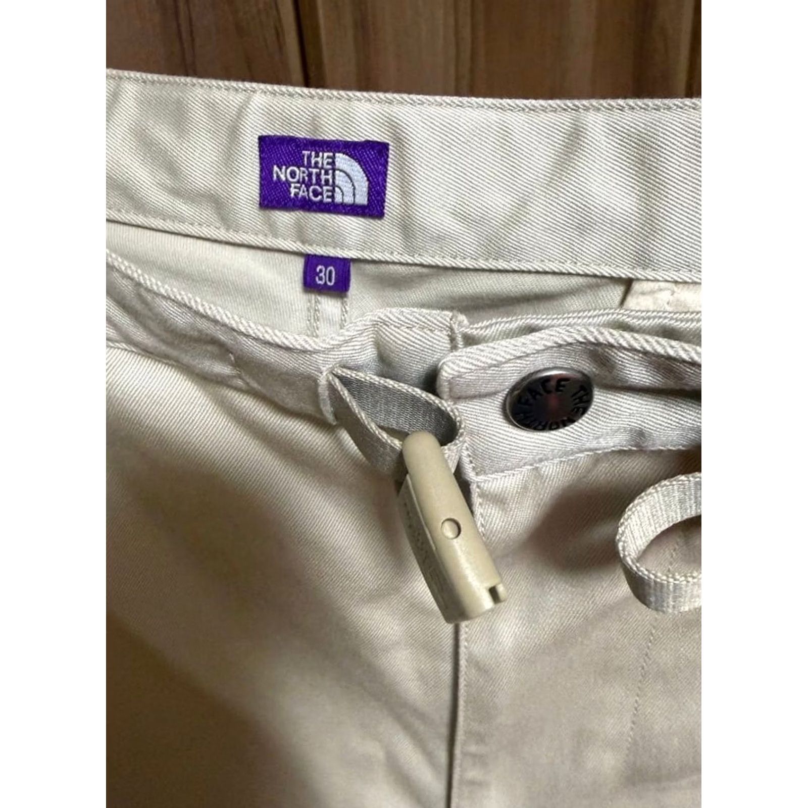 The North Face Purple Label THE NORTH FACE PURPLE LABEL Pants Stretch Twill Wide Tapered Size 30 Light Beige Men Regular Cotton Polyester NA Size US 30 / EU 46 - 3 Thumbnail