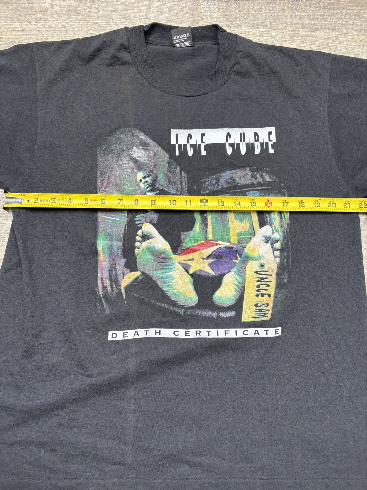 Rap Tees Vintage Ice Cube Death Certificate Album Promo T-Shirt XL Size US XL / EU 56 / 4 - 3 Thumbnail