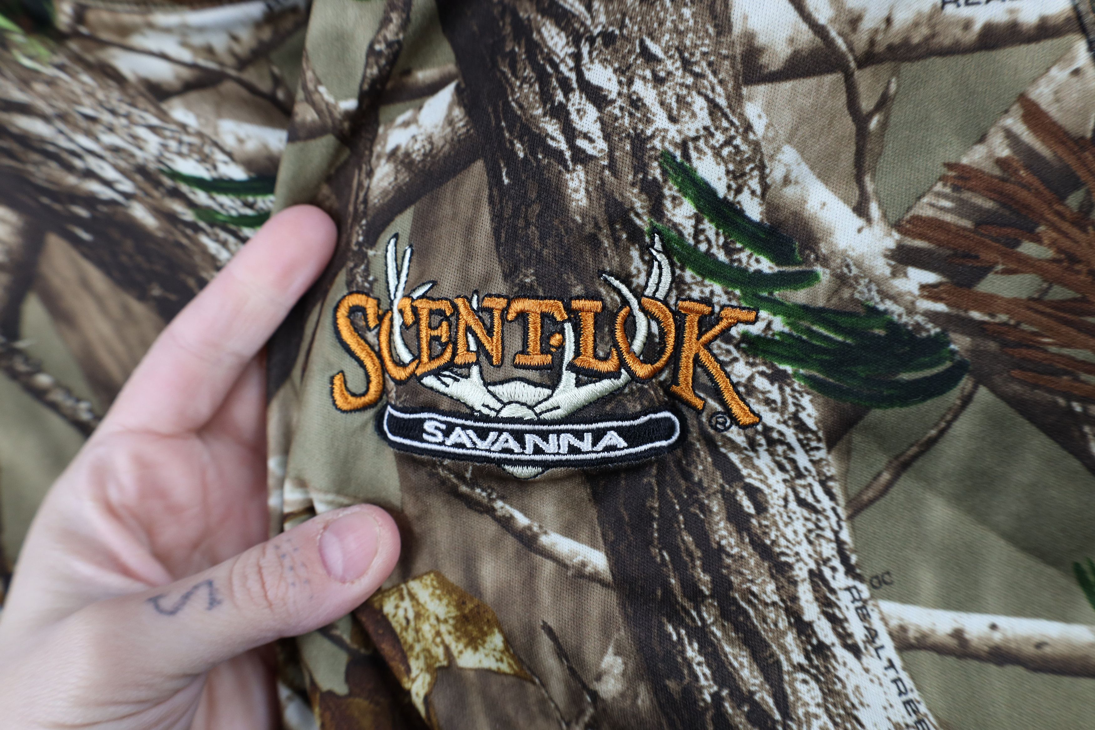Vintage Vintage Scentlok Realtree Camouflage Hunting Full Zip Jacket Size US XXL / EU 58 / 5 - 7 Thumbnail