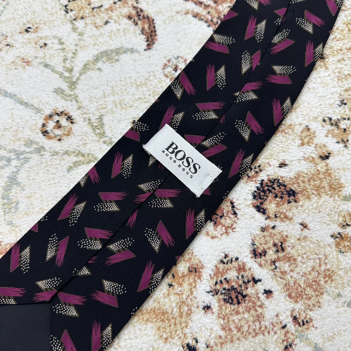 Hugo Boss × Vintage Vintage Hugo Boss Tie 90s Ties Streetwear Luxury Y2K Size ONE SIZE - 5 Thumbnail