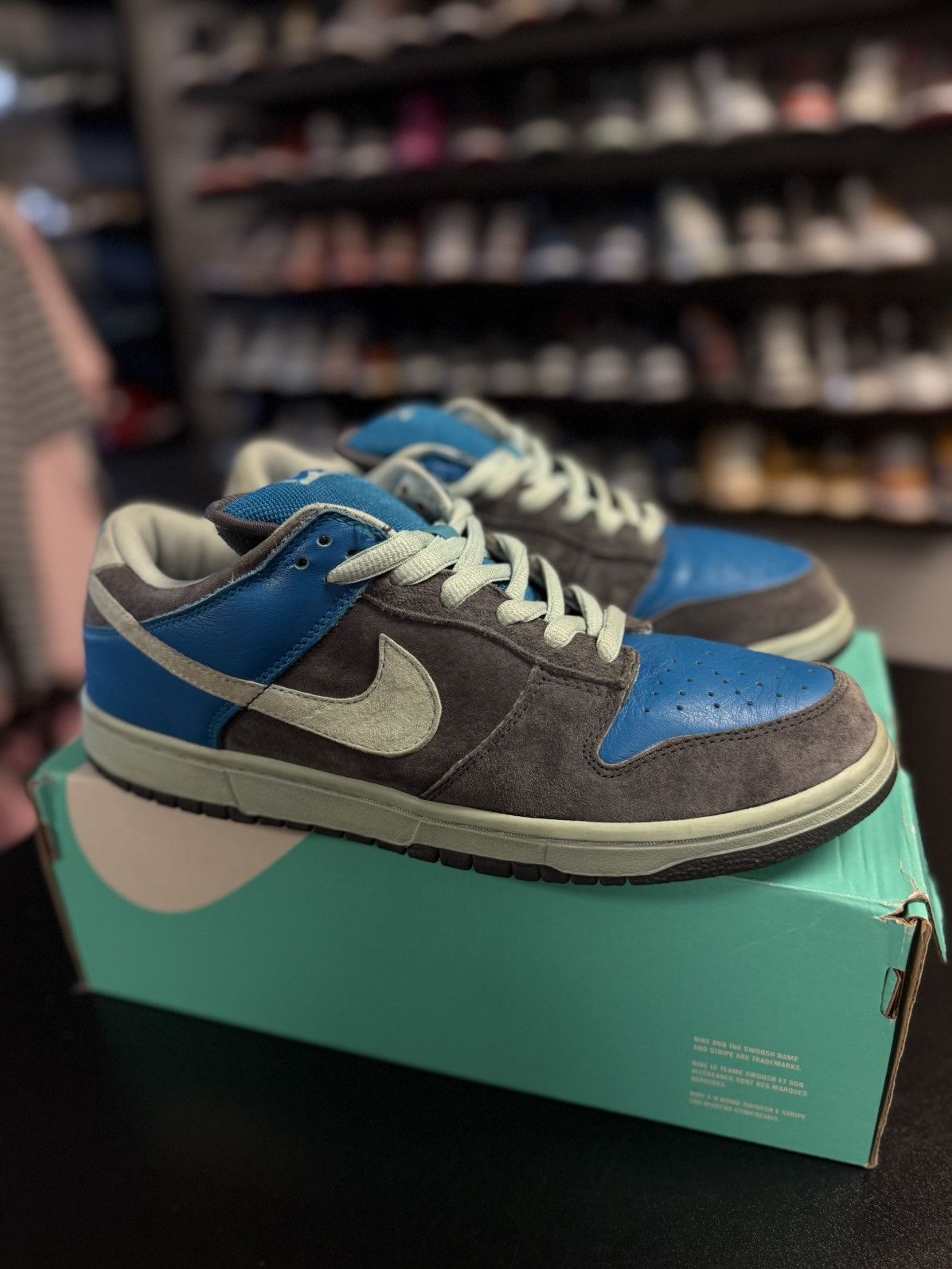 Nike Nike Dunk Low Pro Sb Aqua Chalk 2006 Men’s Size 11 Blue Grey Size US 11 / EU 44 - 4 Thumbnail