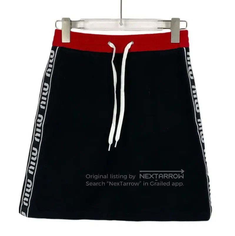 Miu Miu Miu Miu Black Cotton Women's Skirt . Size 23" - 1 Thumbnail