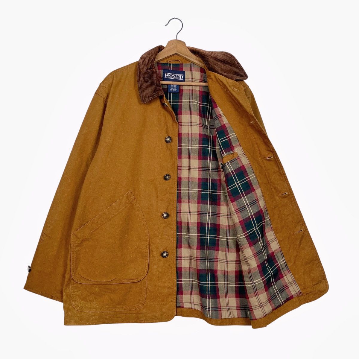 Lands' End Vintage Lands' End Cotton Canvas Barn Chore Hunting Jacket Size US M / EU 48-50 / 2 - 9 Thumbnail