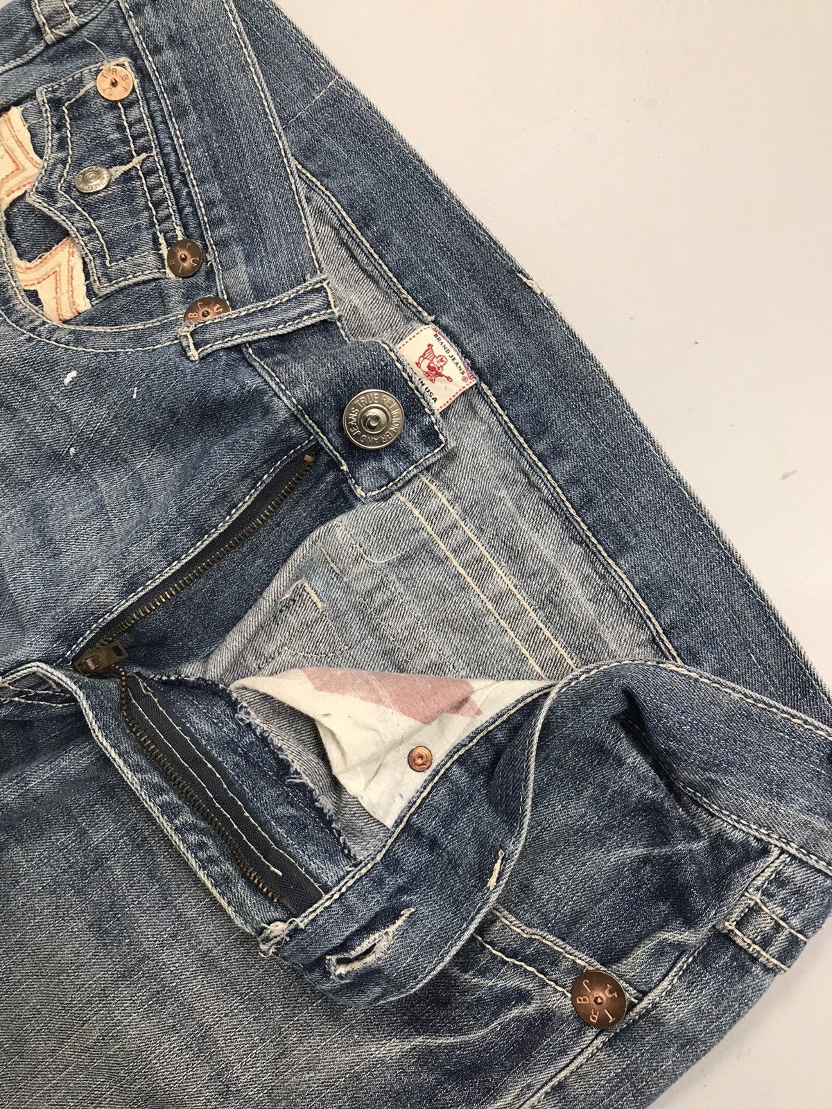 True Religion Vintage true religion joey super T denim Size US 42 / EU 58 - 5 Thumbnail